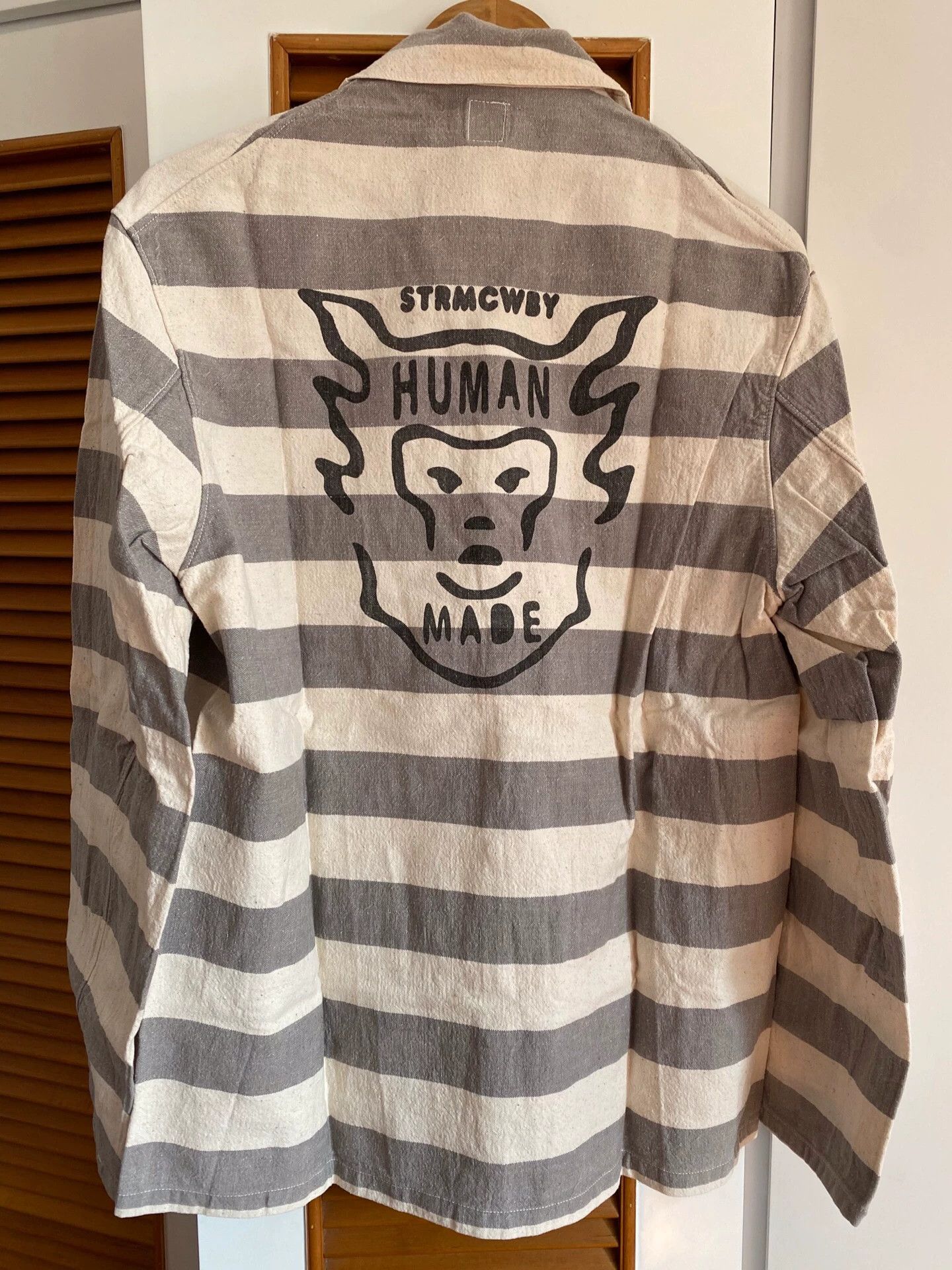 Human Made Human Made Cotton Linen Striped Jacket Size US L / EU 52-54 / 3 - 2 Thumbnail