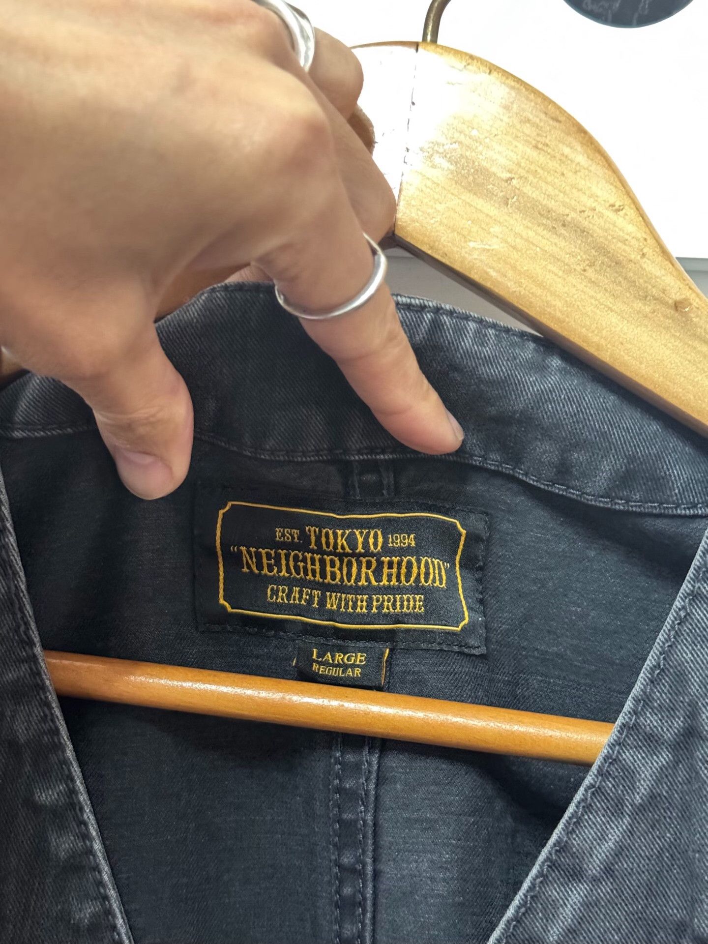 Wtaps Neighborhood Long Denim Jacket Size US L / EU 52-54 / 3 - 3 Thumbnail