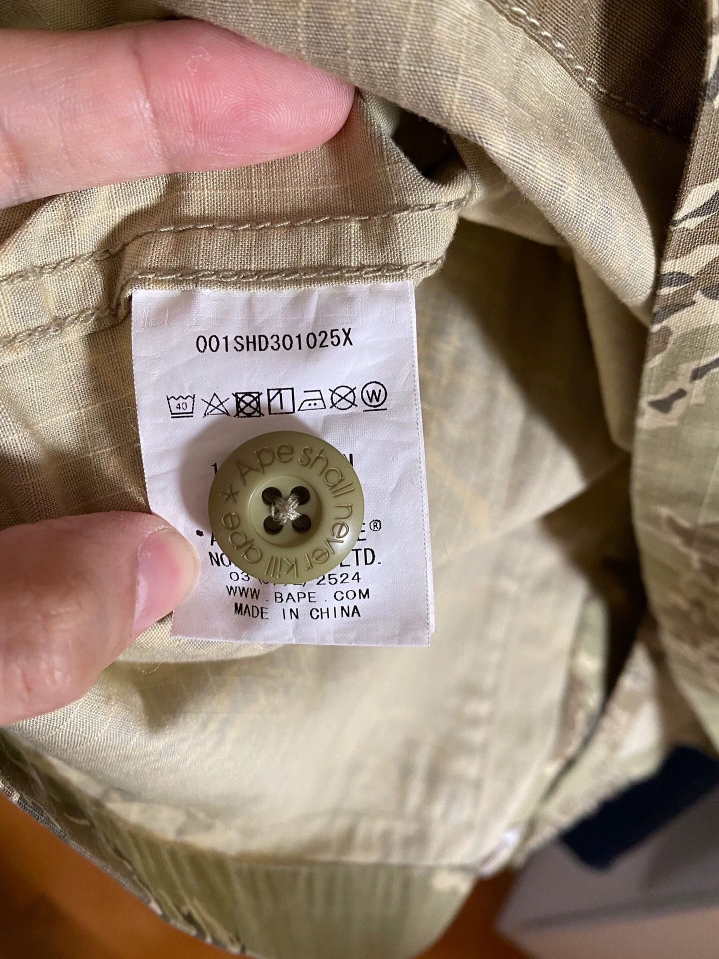 Bape BAPE Tiger Camo Military Shirt 17SS Size US L / EU 52-54 / 3 - 5 Thumbnail