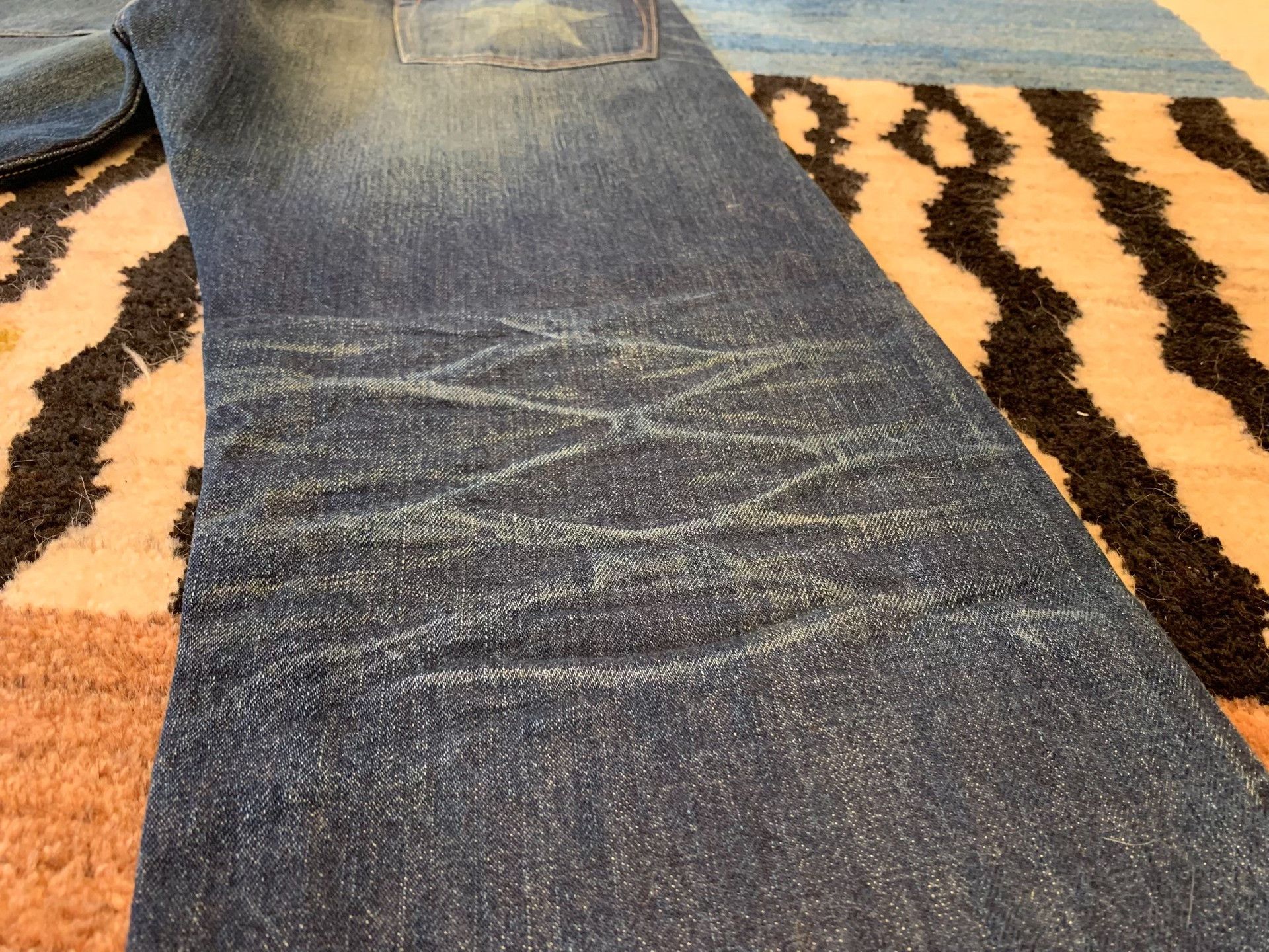 Sugar Cane Sugar Cane 901 Relaxed Straight Jeans Size US 34 / EU 50 - 9 Thumbnail
