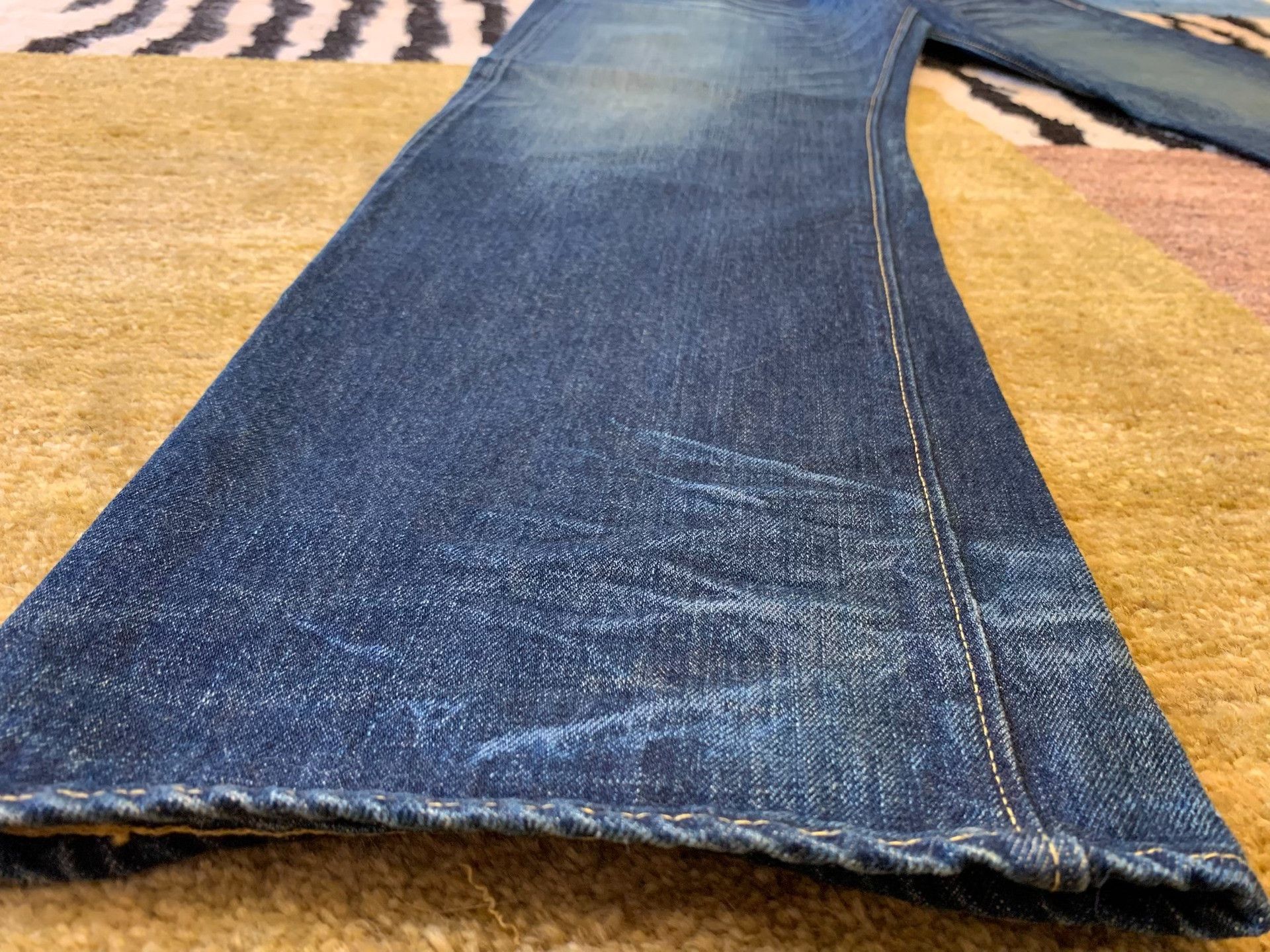 Sugar Cane Sugar Cane 901 Relaxed Straight Jeans Size US 34 / EU 50 - 3 Thumbnail