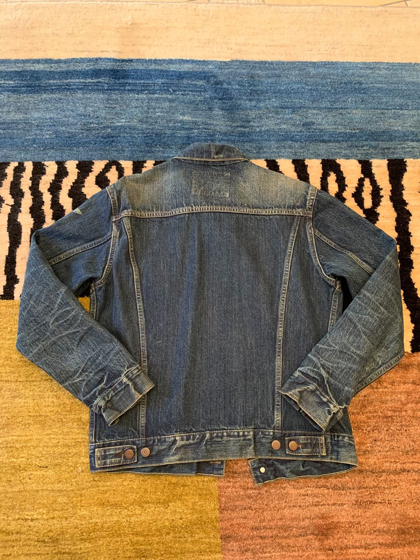 Sugar Cane Sugar Cane 901 Washed Denim Jacket Size US XXS / EU 40 - 6 Thumbnail