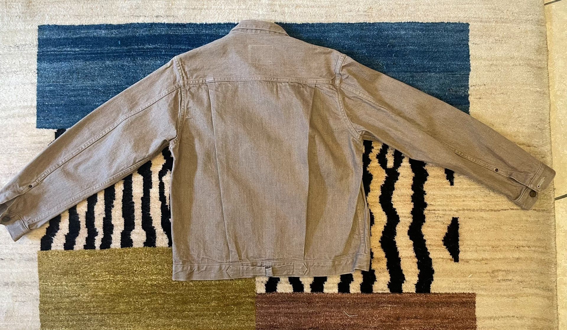 Red Clouds Collective Red Cloud Light Khaki Denim Jacket Size US L / EU 52-54 / 3 - 5 Thumbnail