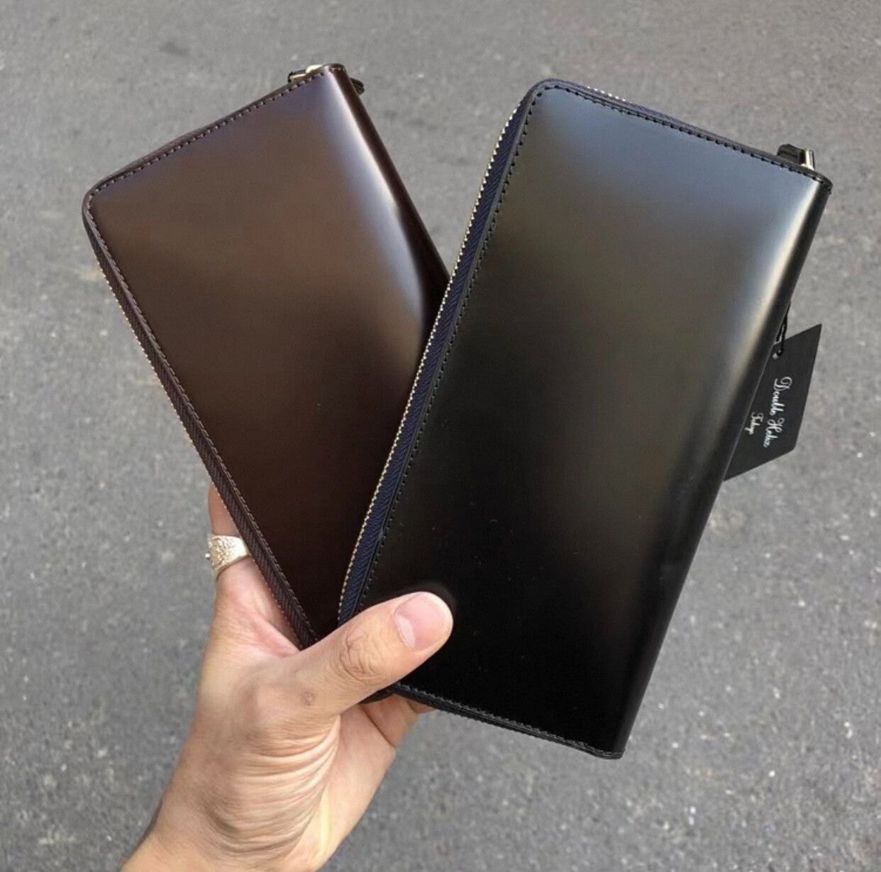 DOUBLE HELIX Double Helix Horsehide Vintage Long Wallet Size ONE SIZE - 9 Thumbnail