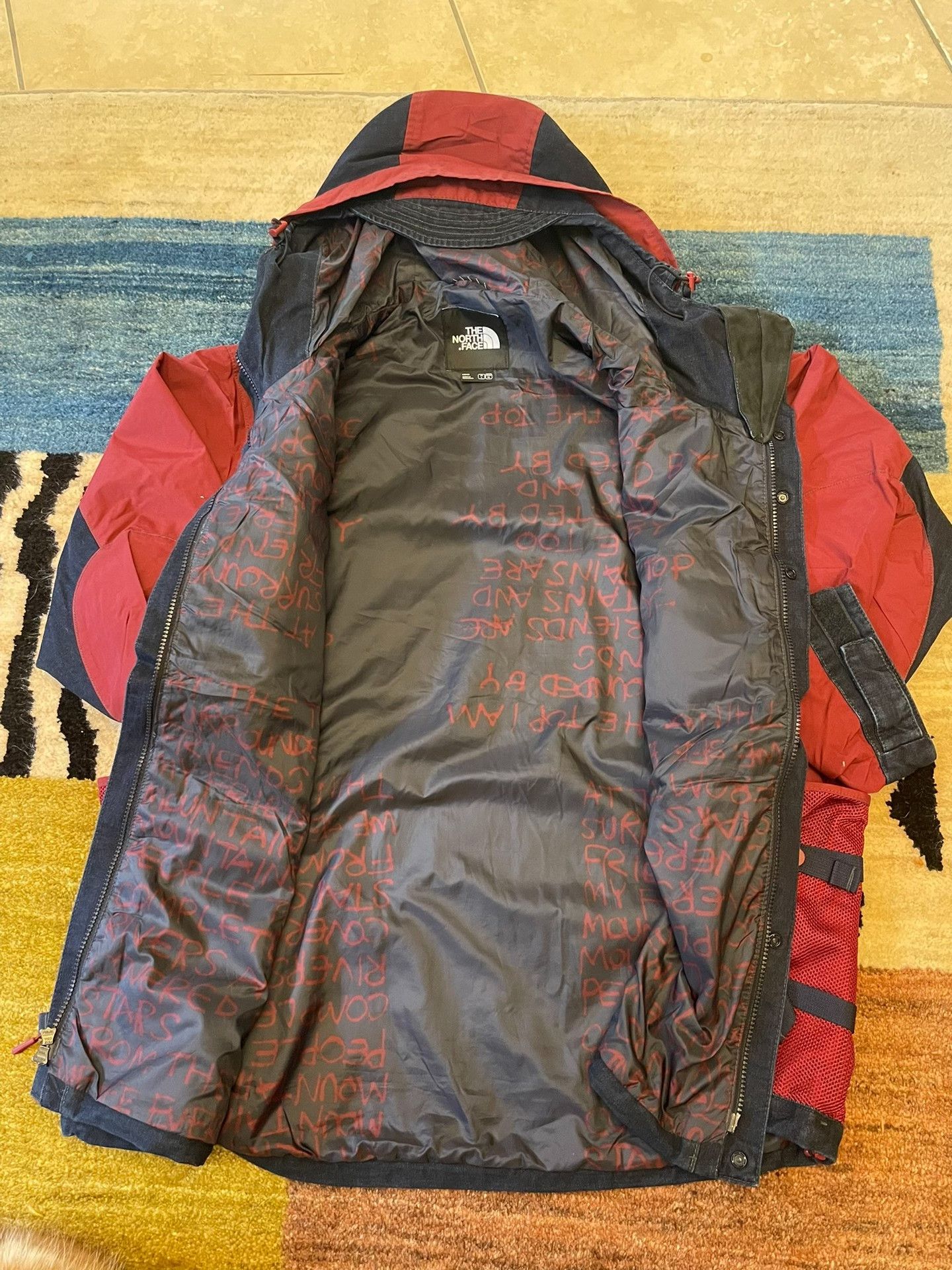 The North Face The North Face Men's Red Blue Softshell Jacket Size US XL / EU 56 / 4 - 5 Thumbnail
