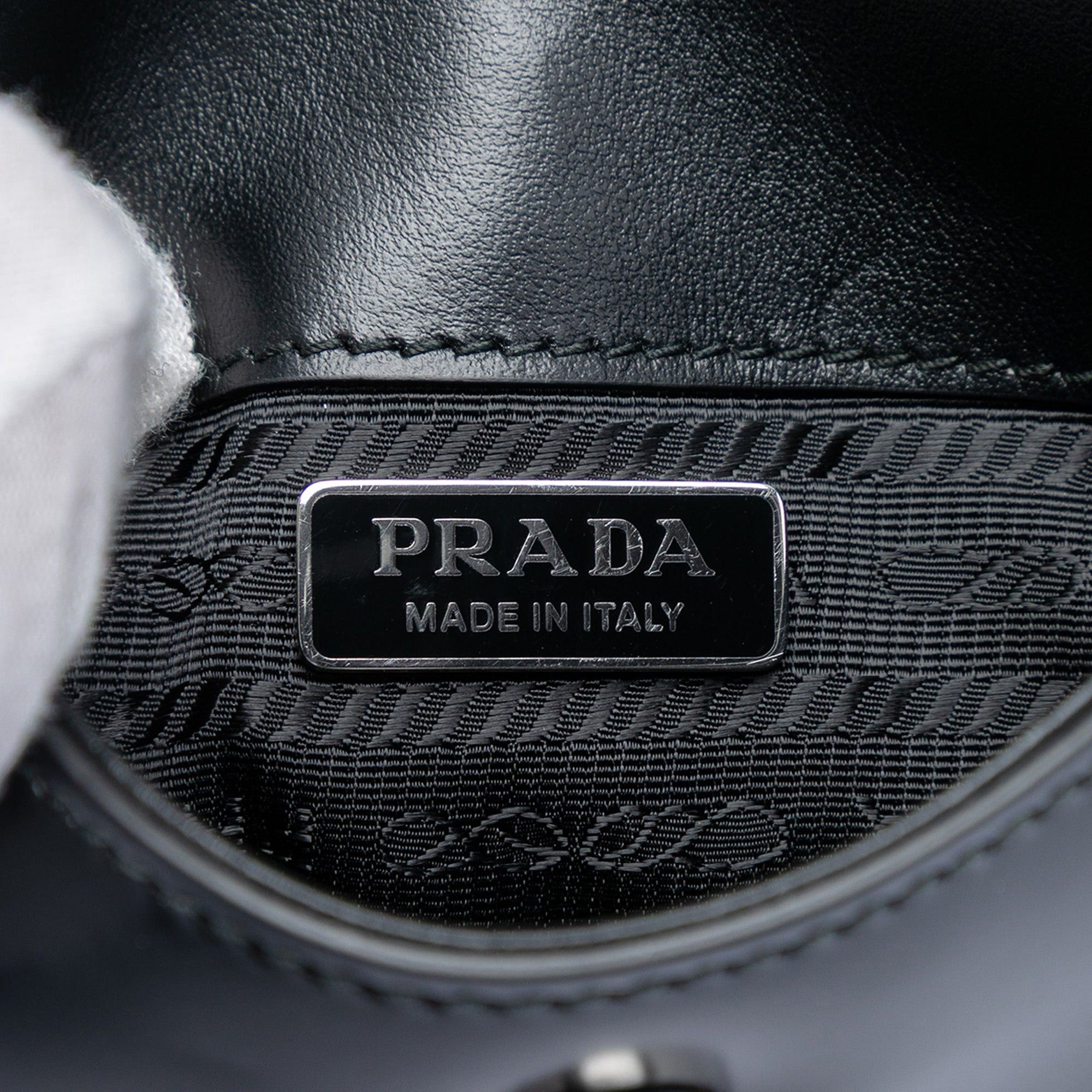 Prada Mini Brushed Leather Cleo Flap Size ONE SIZE - 5 Thumbnail
