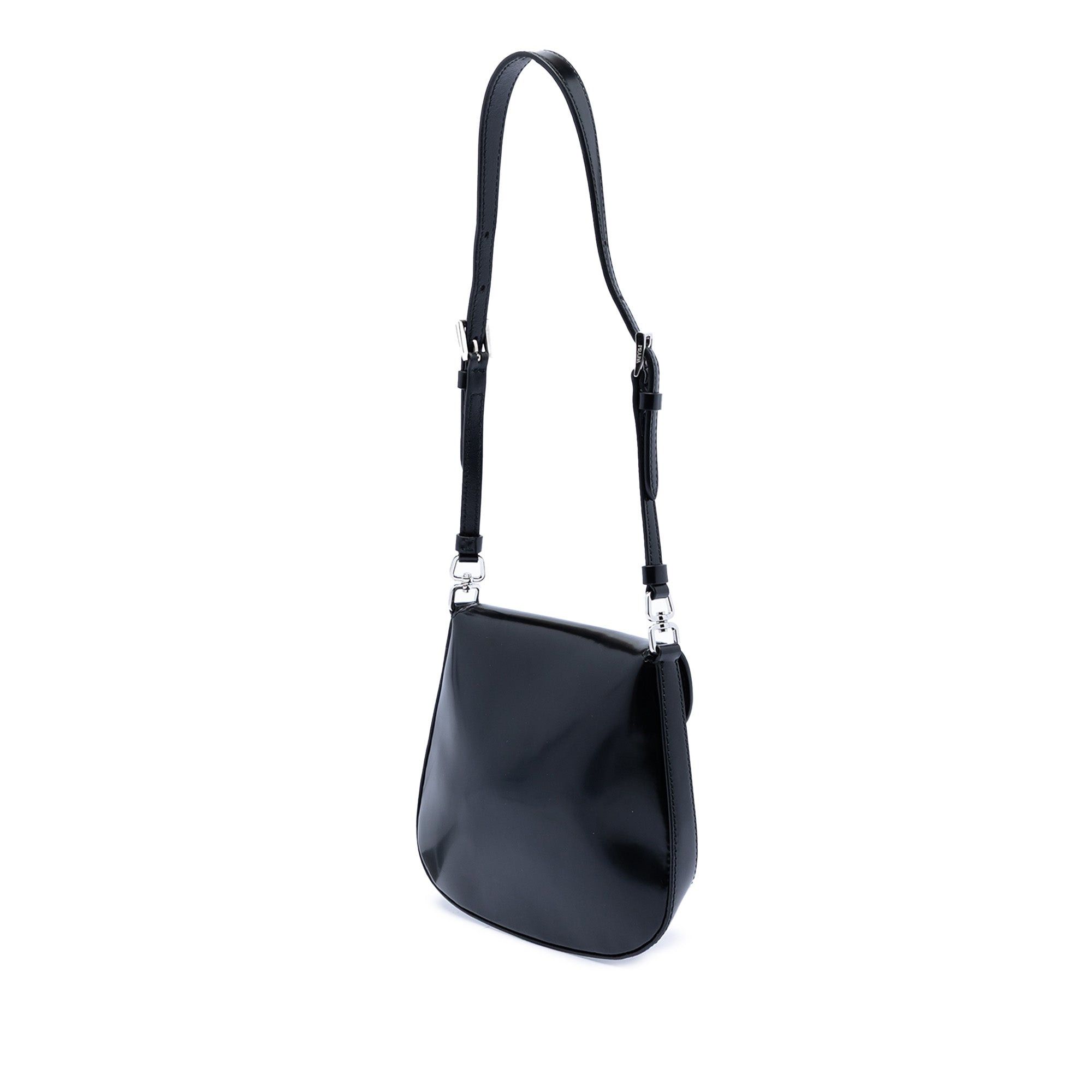 Prada Mini Brushed Leather Cleo Flap Size ONE SIZE - 2 Thumbnail