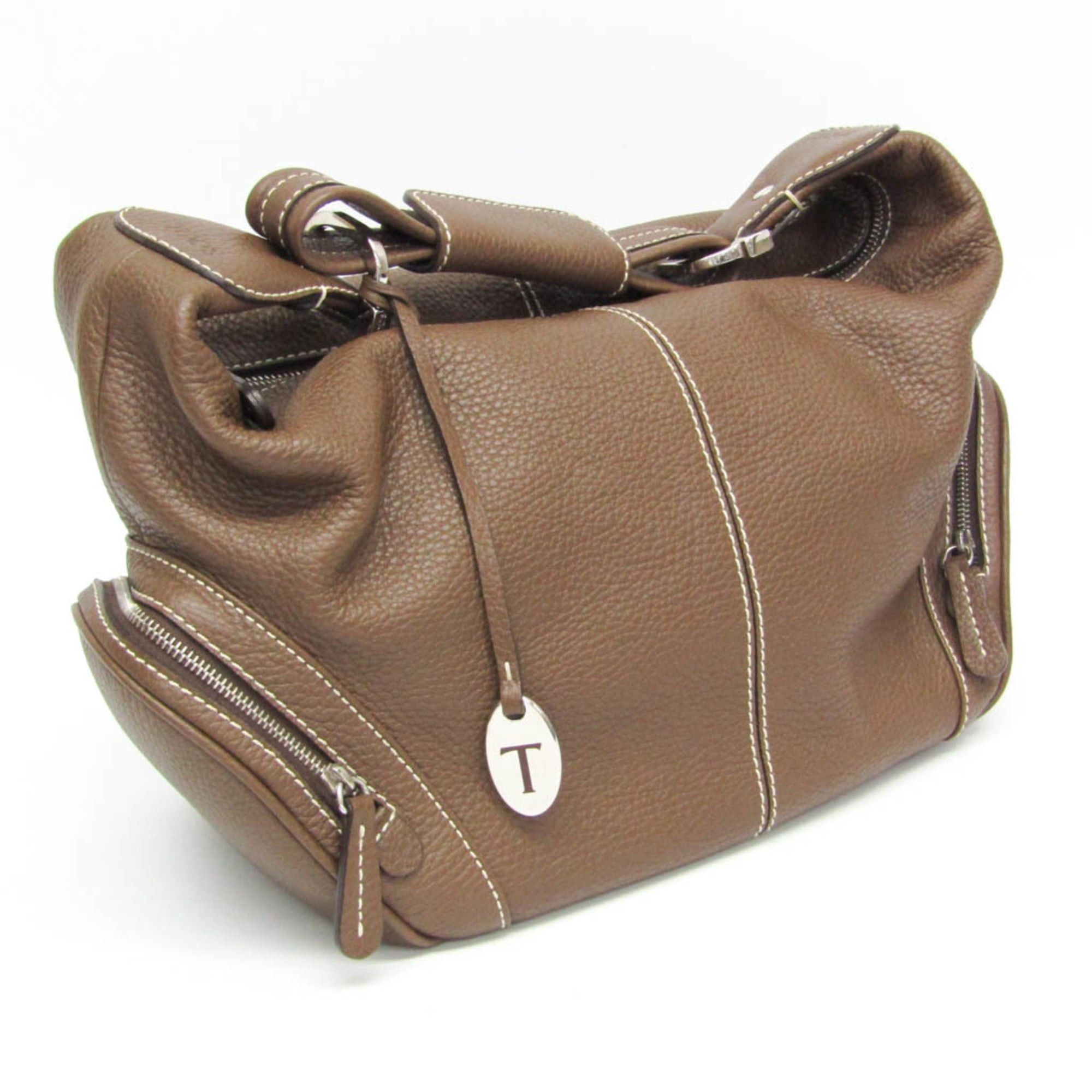Tod's Tod's One-shoulder Bag Women's Leather Shoulder Bag Brown Size ONE SIZE - 7 Thumbnail
