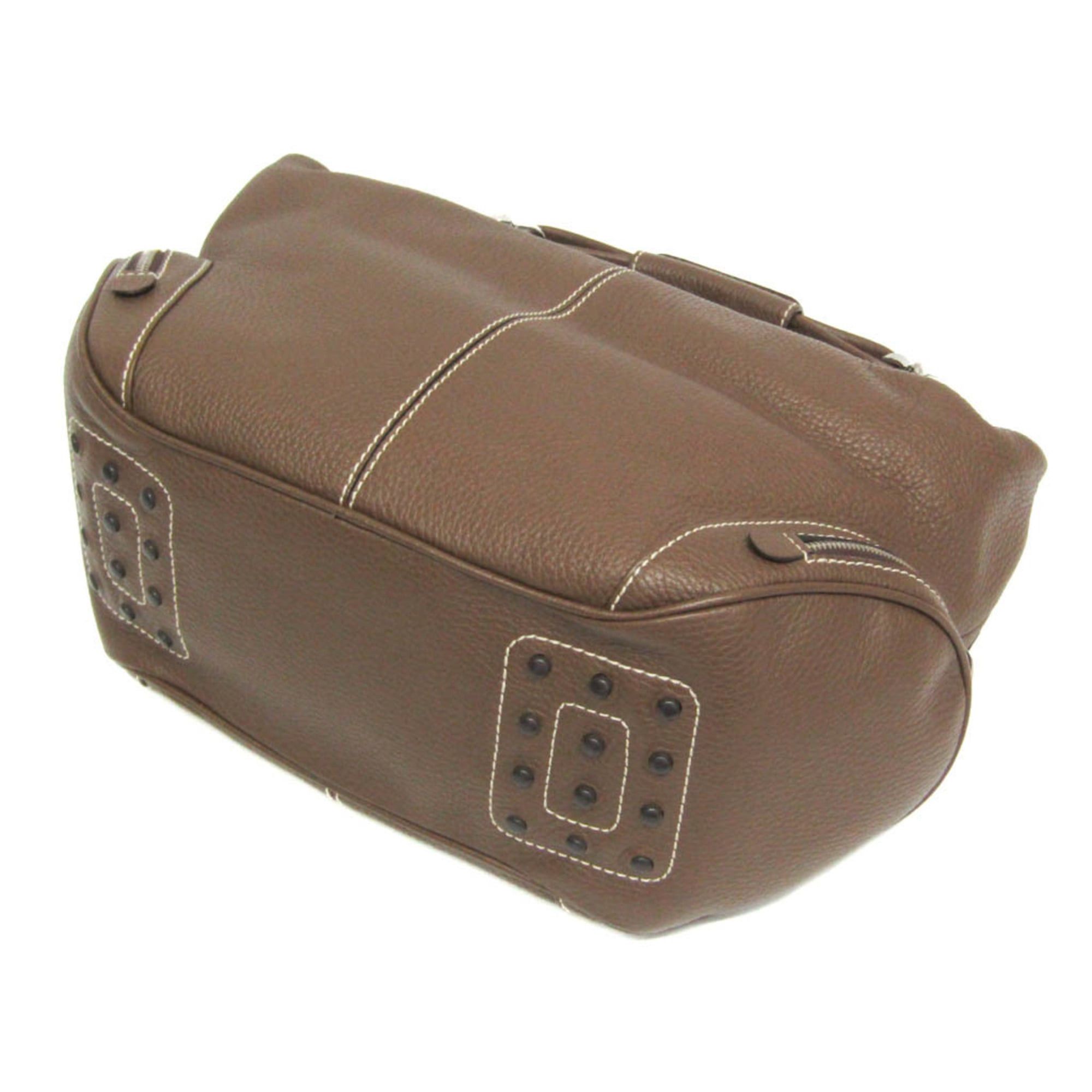 Tod's Tod's One-shoulder Bag Women's Leather Shoulder Bag Brown Size ONE SIZE - 3 Thumbnail