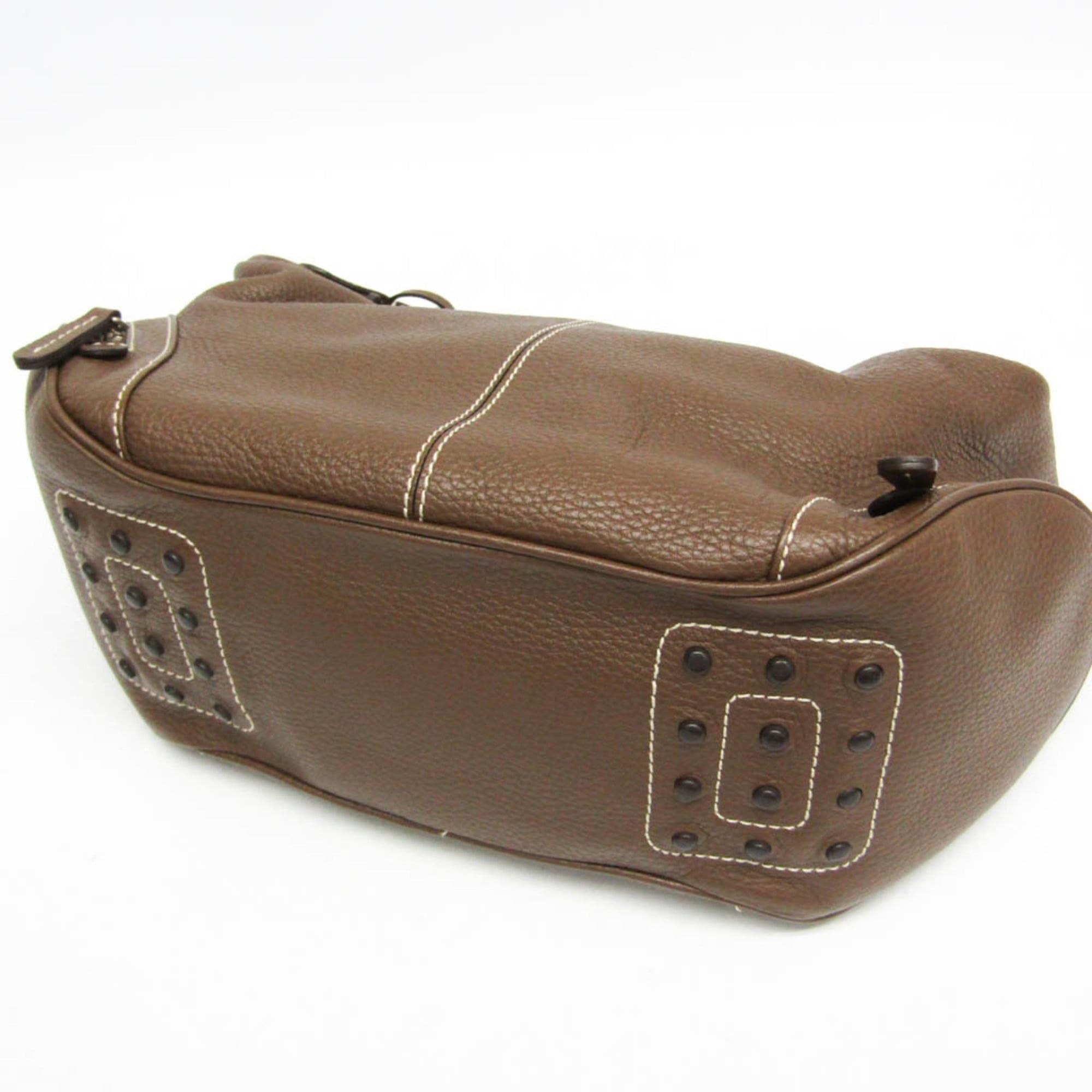 Tod's Tod's One-shoulder Bag Women's Leather Shoulder Bag Brown Size ONE SIZE - 5 Thumbnail