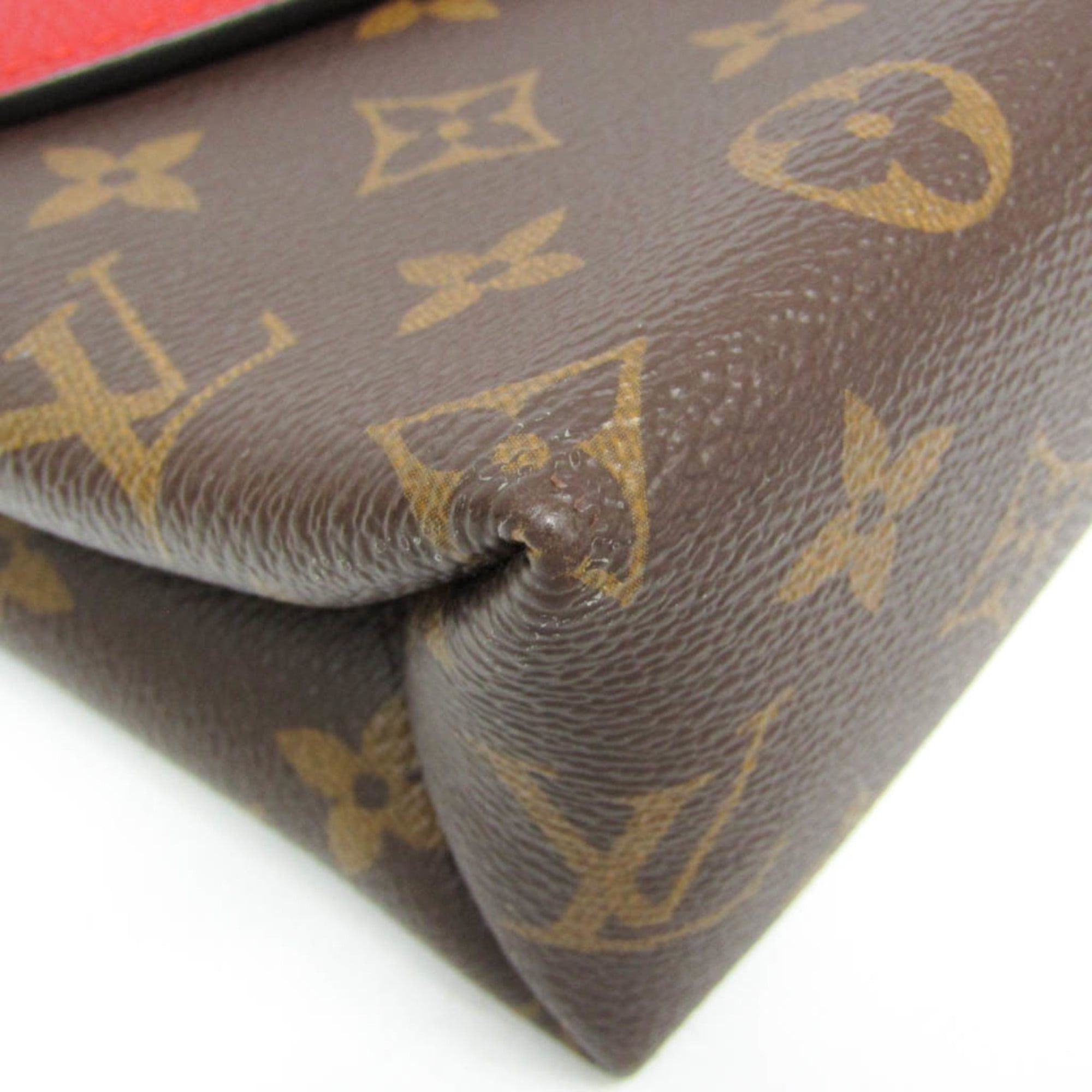 Louis Vuitton Louis Vuitton Monogram Saint Placide M43713 Women's Shoulder Bag Brown,Red Color Size ONE SIZE - 5 Thumbnail