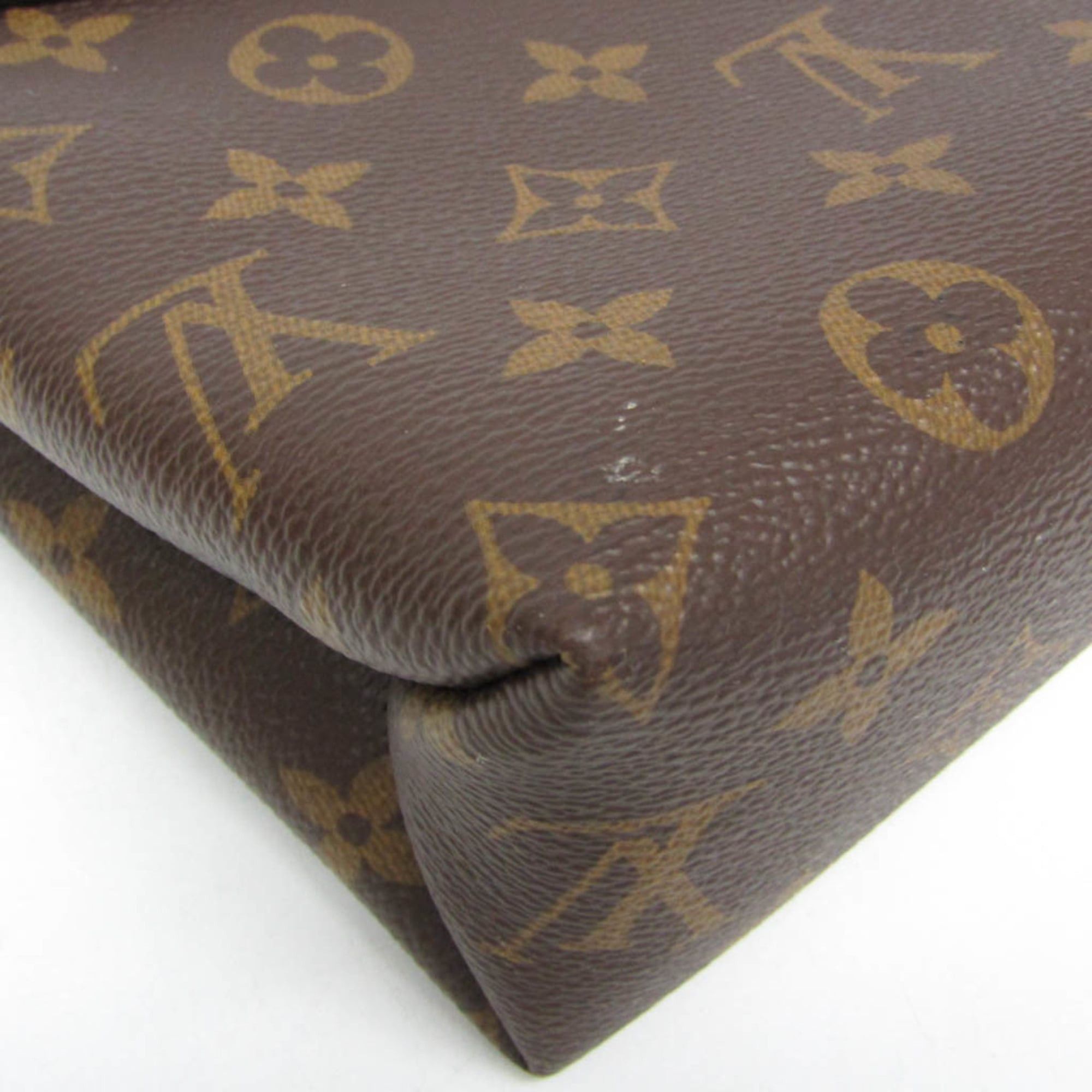 Louis Vuitton Louis Vuitton Monogram Saint Placide M43713 Women's Shoulder Bag Brown,Red Color Size ONE SIZE - 4 Thumbnail