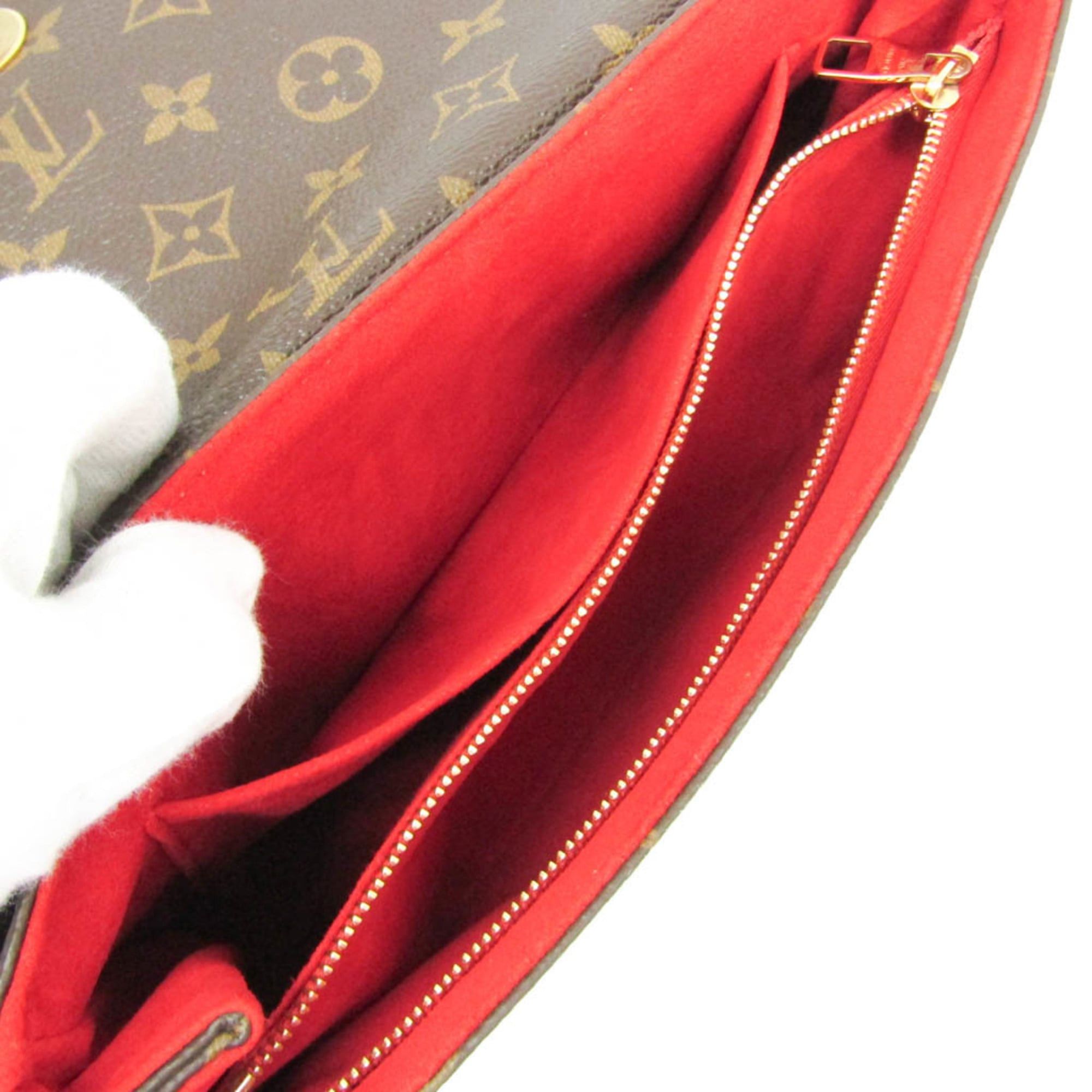 Louis Vuitton Louis Vuitton Monogram Saint Placide M43713 Women's Shoulder Bag Brown,Red Color Size ONE SIZE - 13 Thumbnail