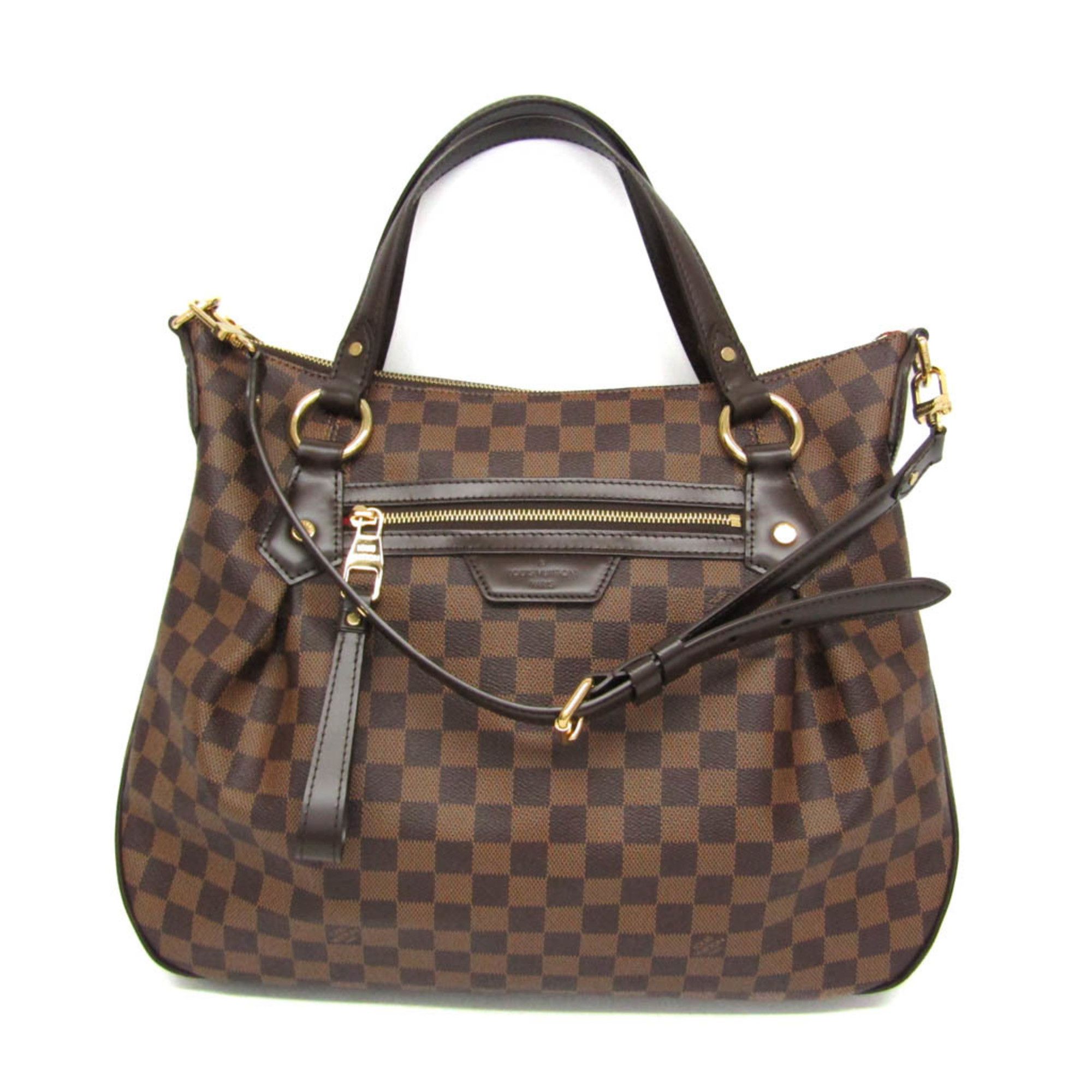 Louis Vuitton Louis Vuitton Damier Evora MM N41131 Women's Handbag,Shoulder Bag Brown,Ebene Size ONE SIZE - 13 Thumbnail