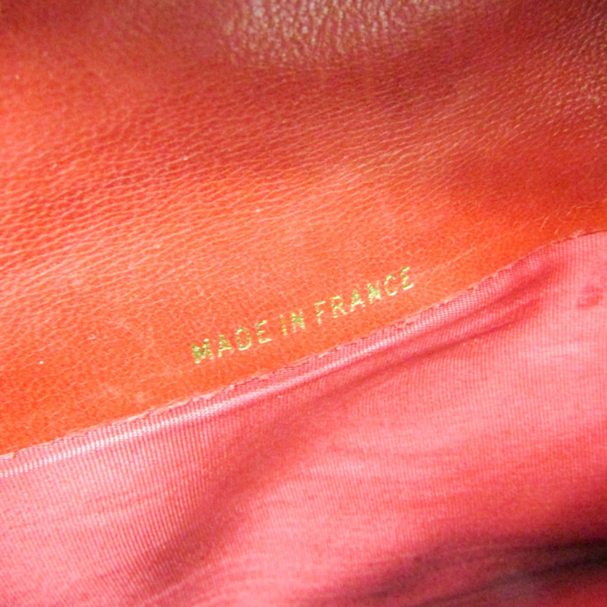 Chanel Chanel Coco Mark Women's Grained Calfskin Lambskin Long Wallet (bi-fold) Red Color Size ONE SIZE - 16 Thumbnail