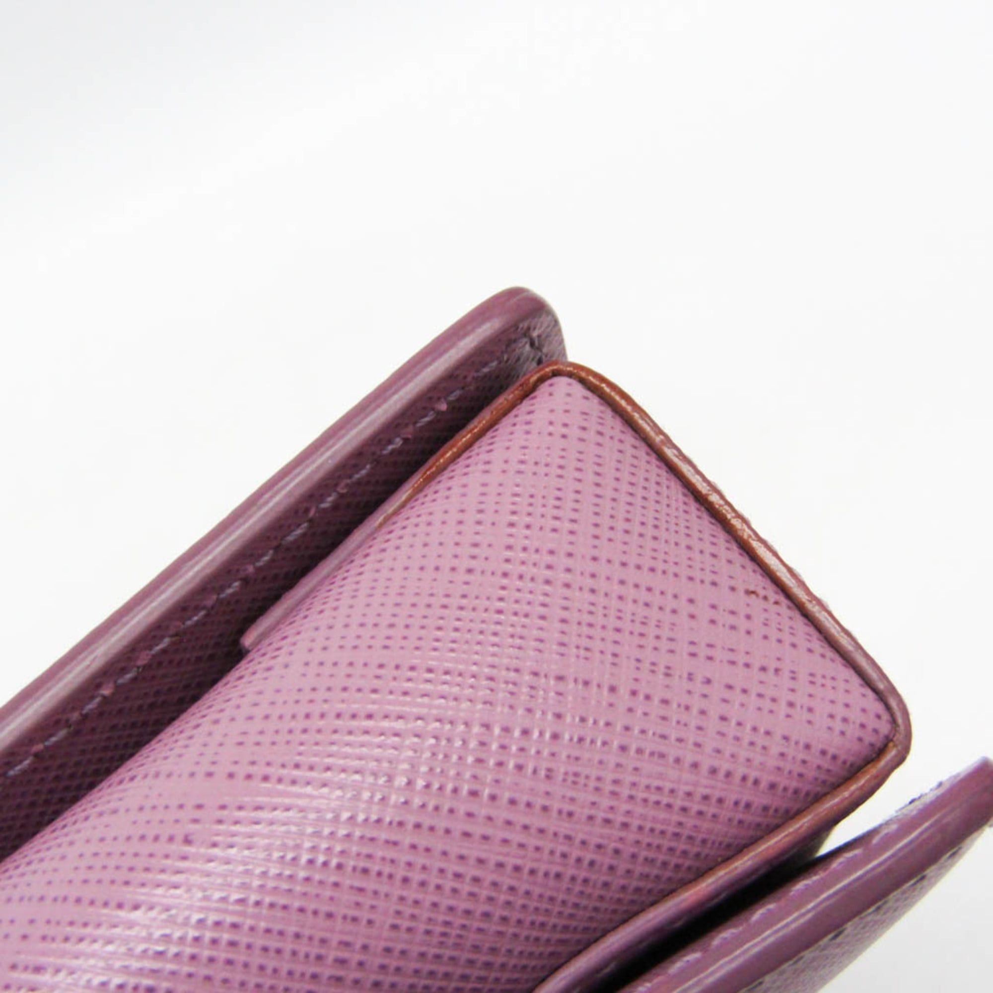 Salvatore Ferragamo Salvatore Ferragamo Vara Mini Chain Shoulder Bag AU-21 E479 Women's Leather Shoulder Bag Light Purple Size ONE SIZE - 8 Thumbnail