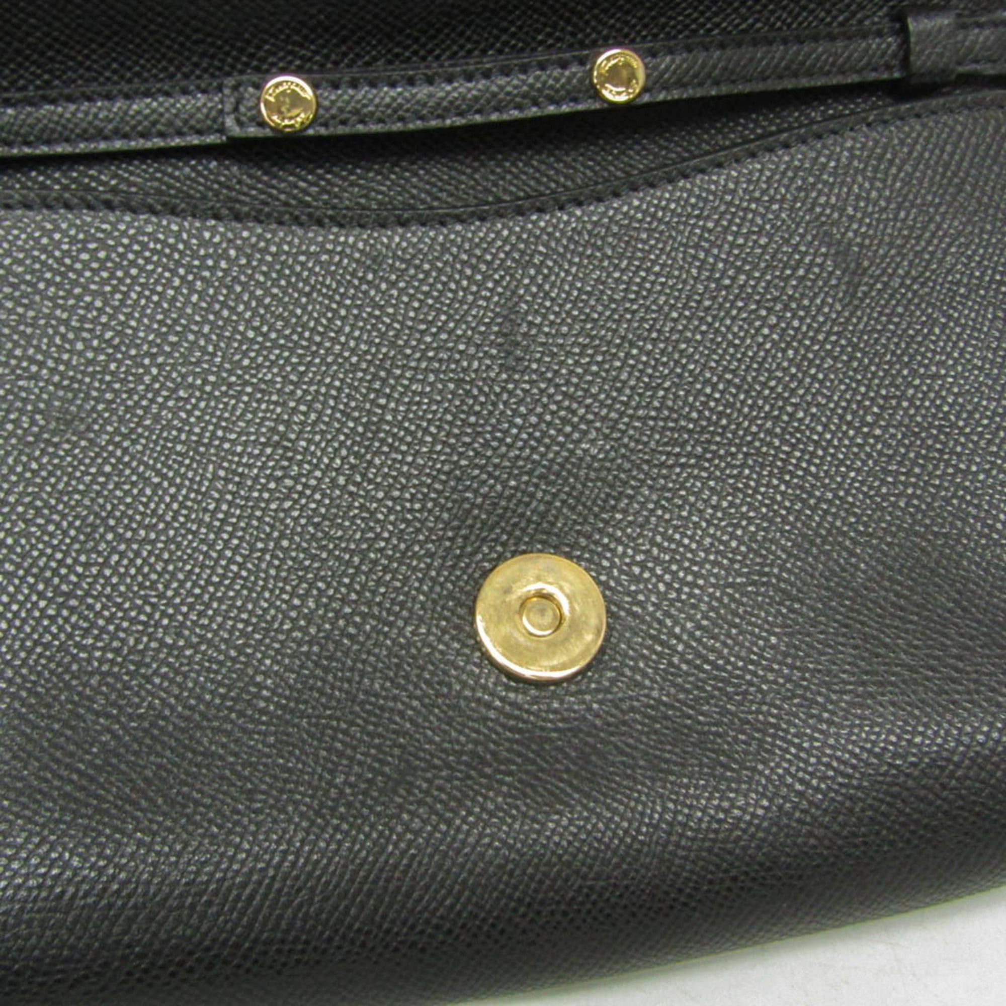 Salvatore Ferragamo Salvatore Ferragamo Vara Small Chain Shoulder Bag AU-21 2976 Women's Leather Clutch Bag,Shoulder Bag Black Size ONE SIZE - 8 Thumbnail