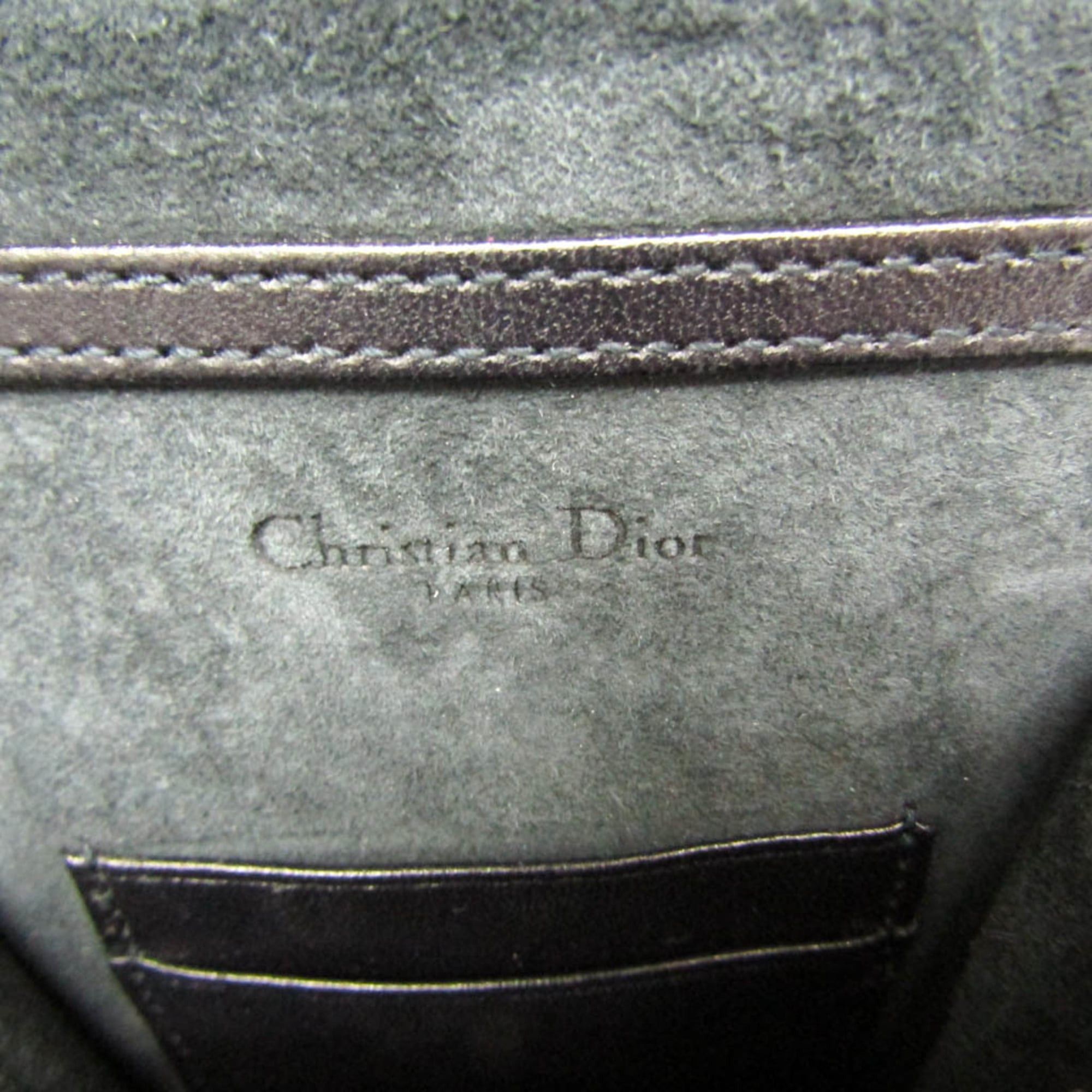 Dior Christian Dior Diorama Chain Shoulder Bag Women's Denim Studded Shoulder Bag Blue Size ONE SIZE - 12 Thumbnail