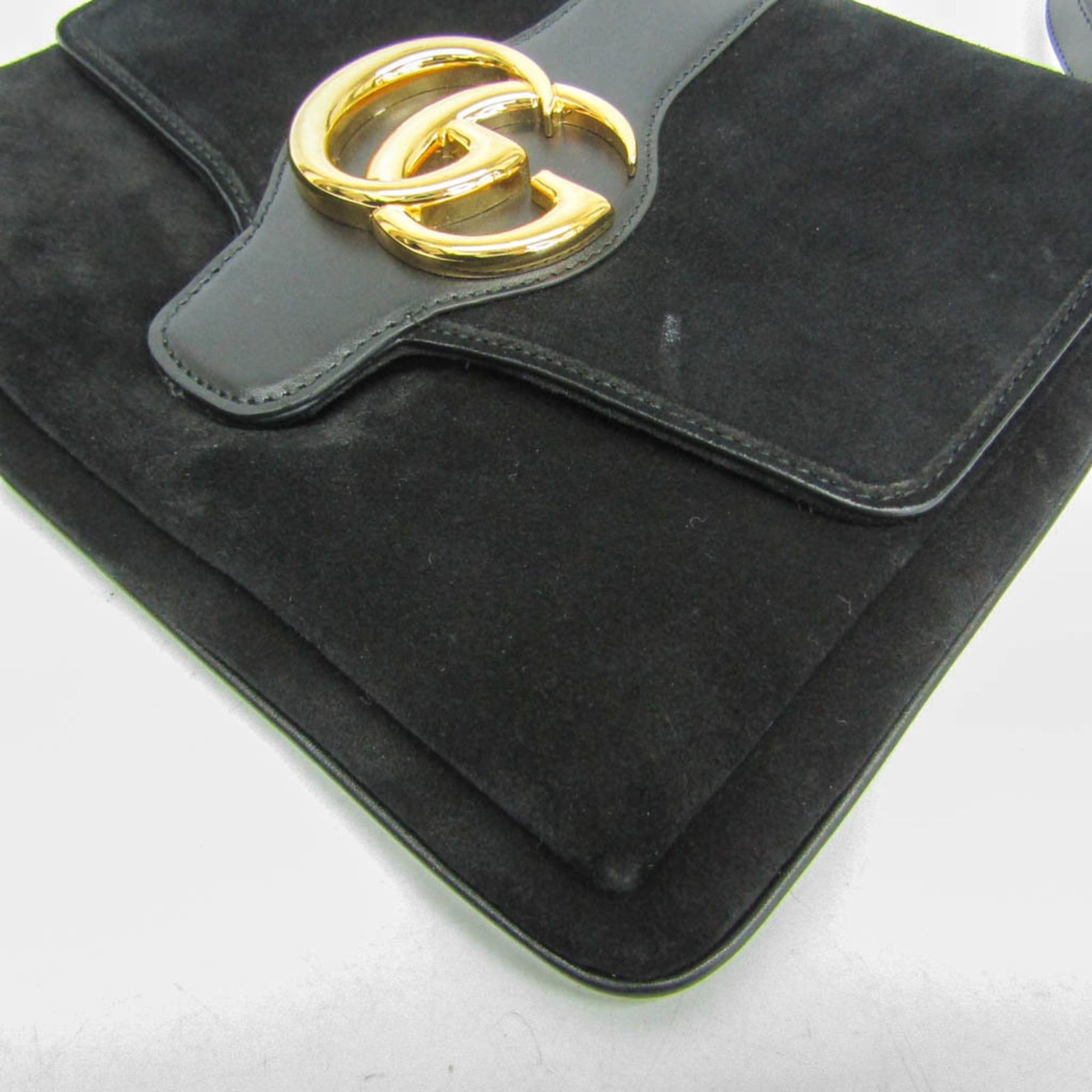 Gucci Gucci Arli 550126 Women's Leather,Suede Shoulder Bag Black Size ONE SIZE - 5 Thumbnail