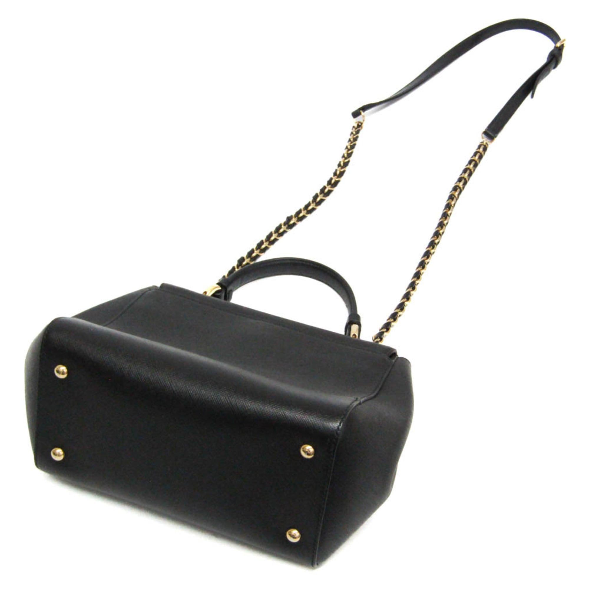 Salvatore Ferragamo Salvatore Ferragamo Vara EZ-21 F570 Women's Leather Handbag,Shoulder Bag Black Size ONE SIZE - 3 Thumbnail