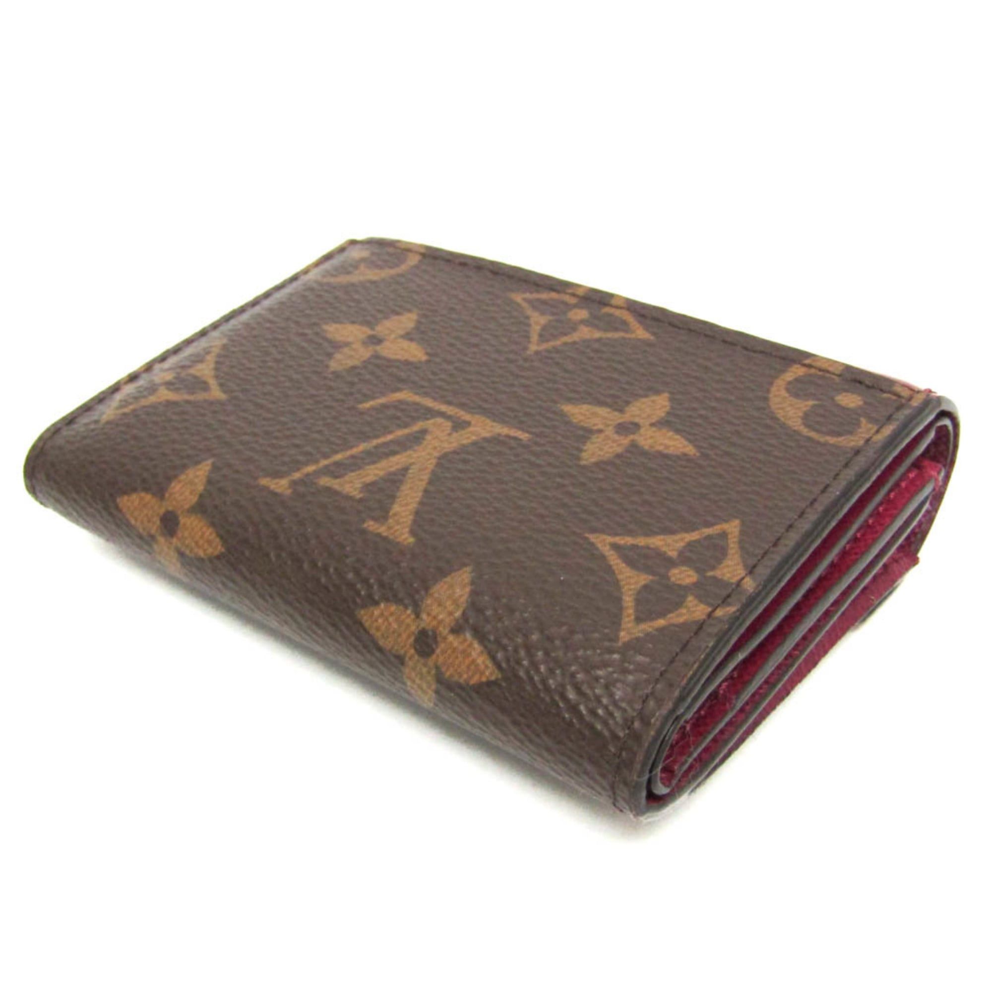 Louis Vuitton Louis Vuitton Monogram Zoe Wallet M62932 Women's Monogram,Leather Wallet (tri-fold) Brown,Fuchsia Size ONE SIZE - 2 Thumbnail