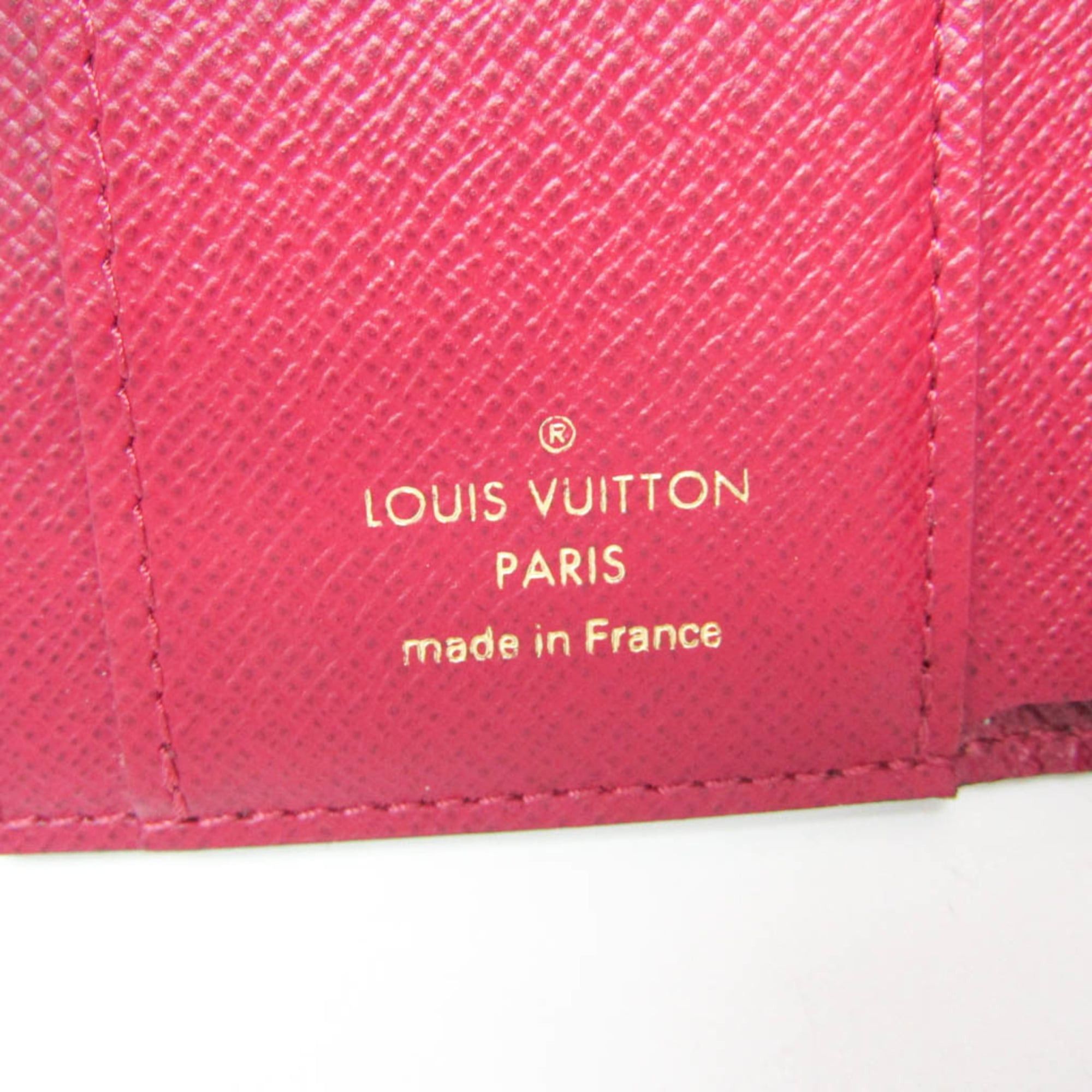 Louis Vuitton Louis Vuitton Monogram Zoe Wallet M62932 Women's Monogram,Leather Wallet (tri-fold) Brown,Fuchsia Size ONE SIZE - 11 Thumbnail