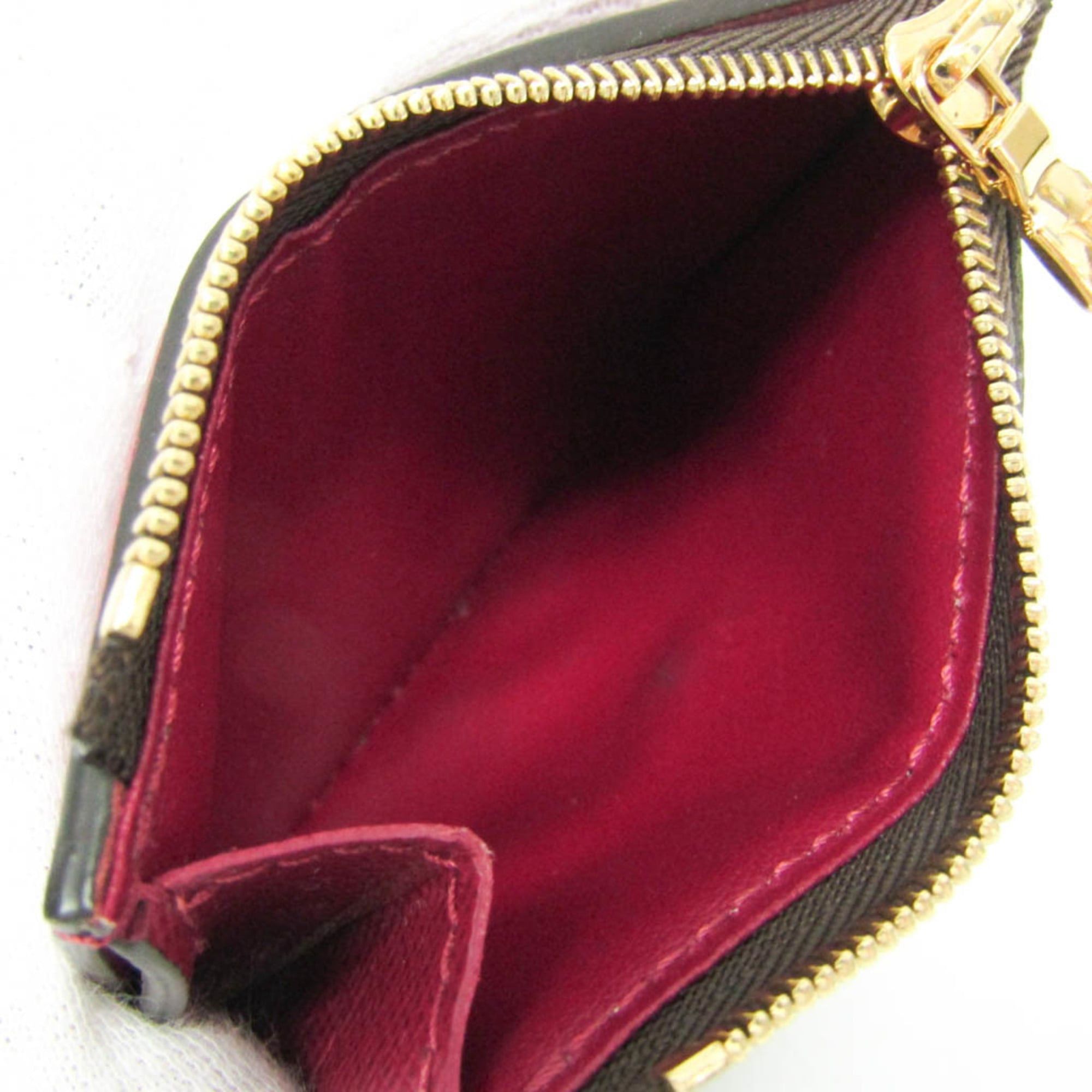 Louis Vuitton Louis Vuitton Monogram Zoe Wallet M62932 Women's Monogram,Leather Wallet (tri-fold) Brown,Fuchsia Size ONE SIZE - 4 Thumbnail