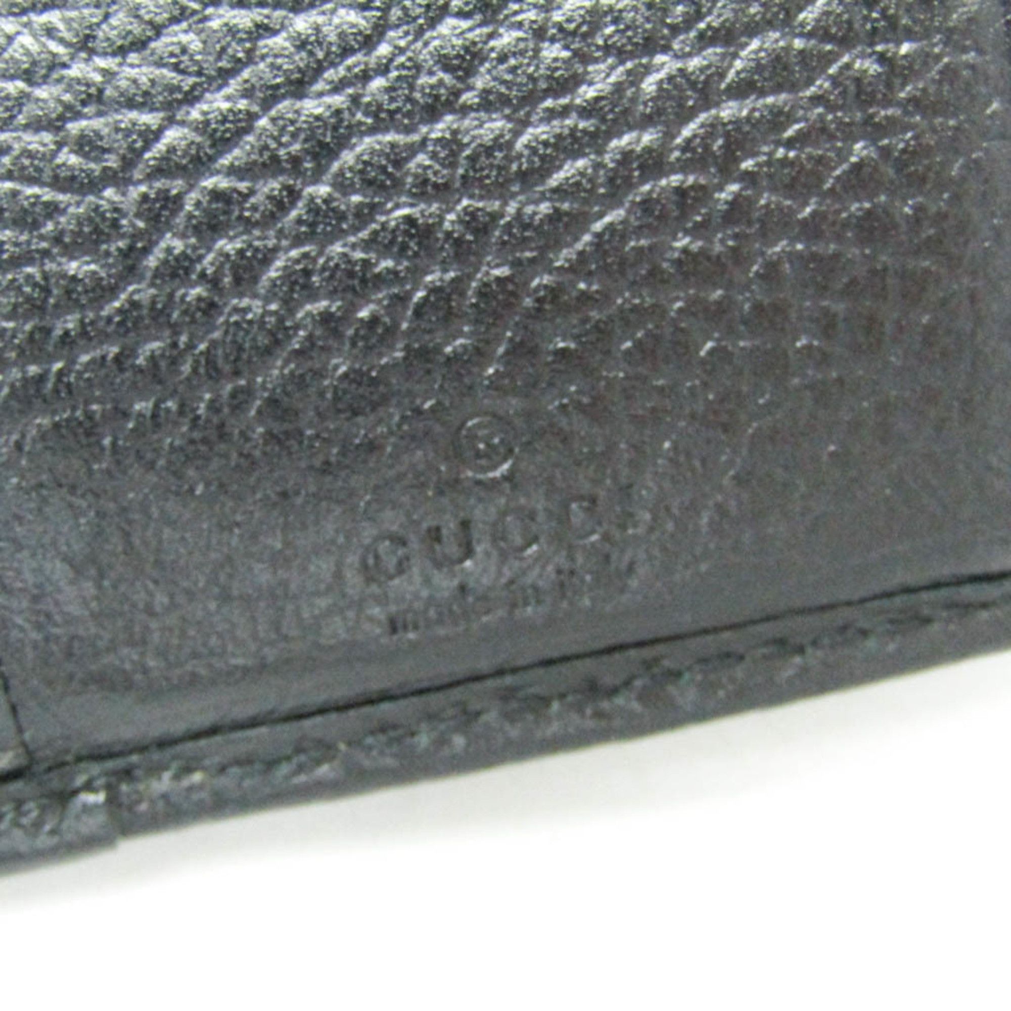 Gucci Gucci PETITE MARMONT 644407 Women's Leather Wallet (tri-fold) Black Size ONE SIZE - 14 Thumbnail