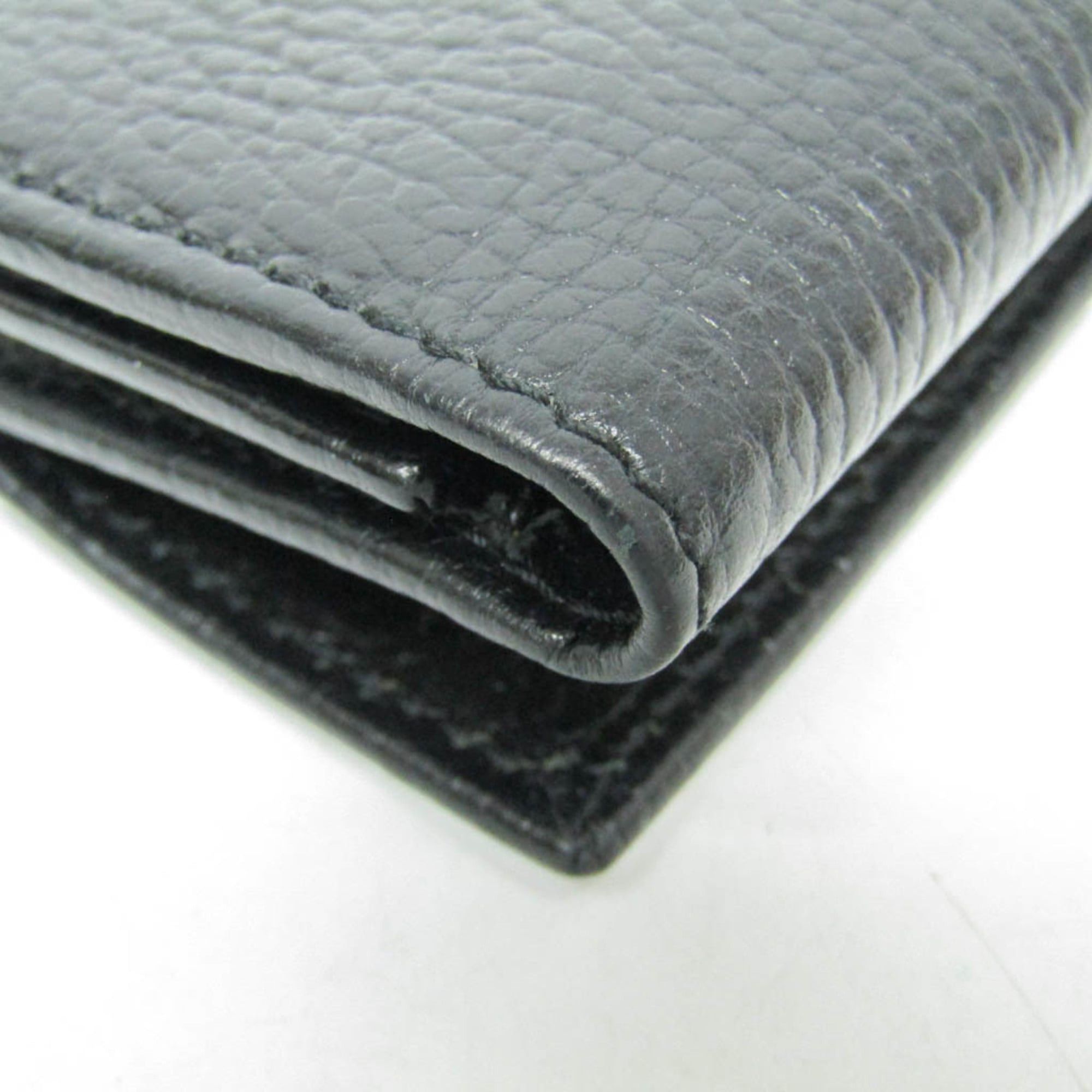 Gucci Gucci PETITE MARMONT 644407 Women's Leather Wallet (tri-fold) Black Size ONE SIZE - 8 Thumbnail