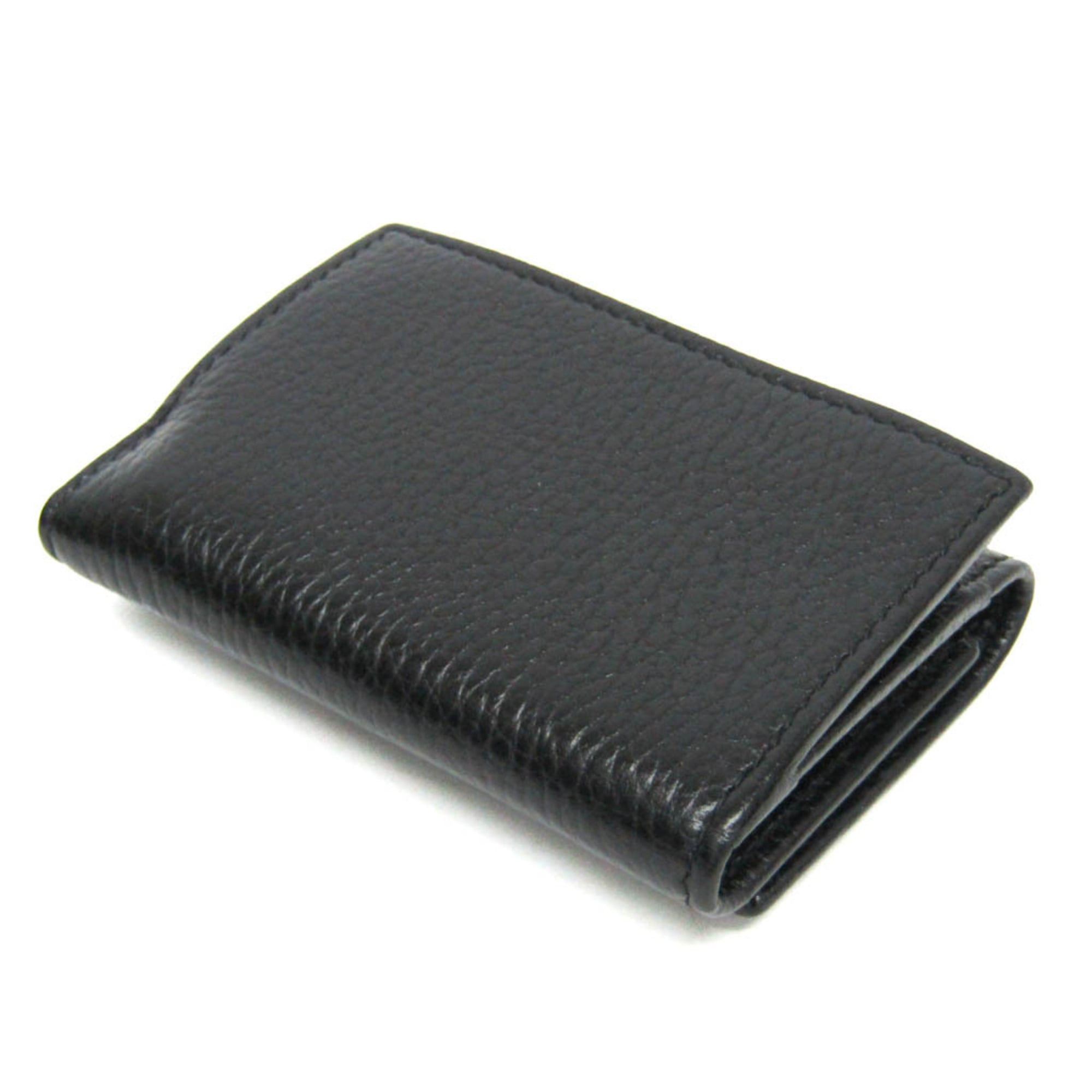 Gucci Gucci PETITE MARMONT 644407 Women's Leather Wallet (tri-fold) Black Size ONE SIZE - 3 Thumbnail