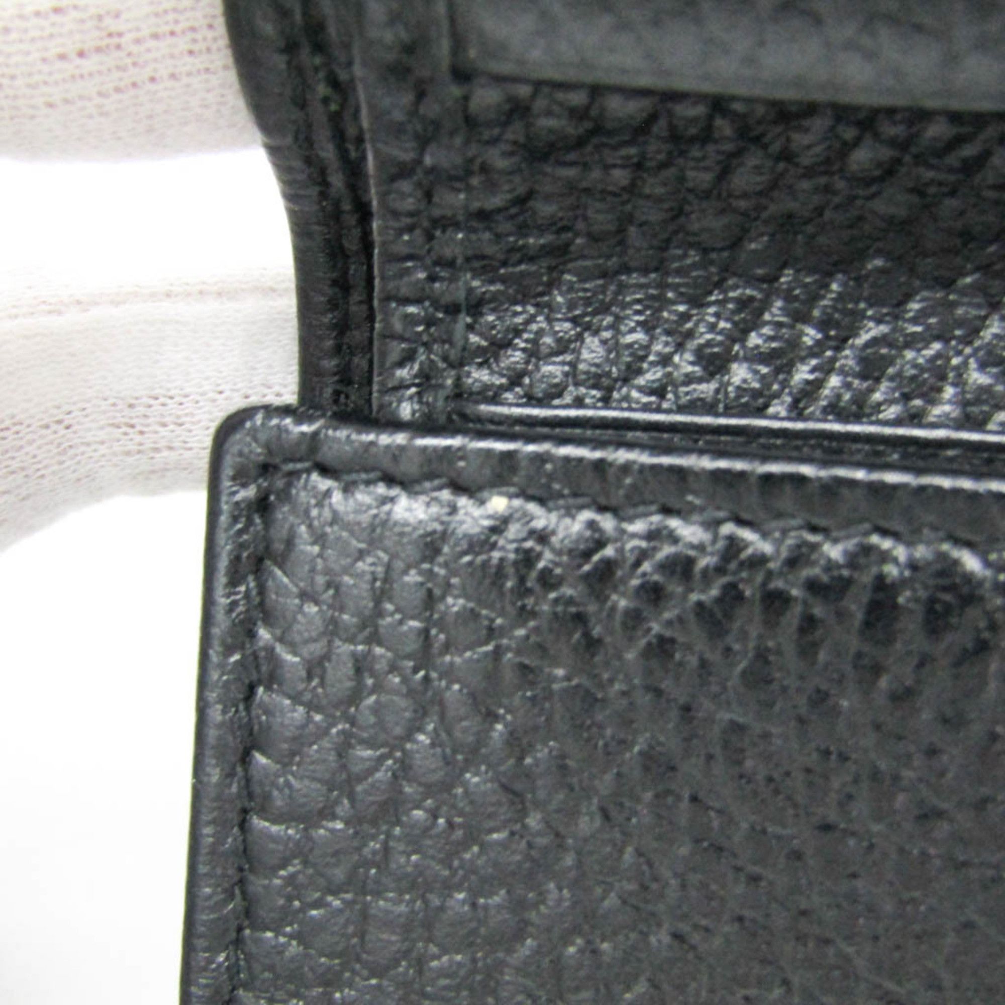 Gucci Gucci PETITE MARMONT 644407 Women's Leather Wallet (tri-fold) Black Size ONE SIZE - 12 Thumbnail