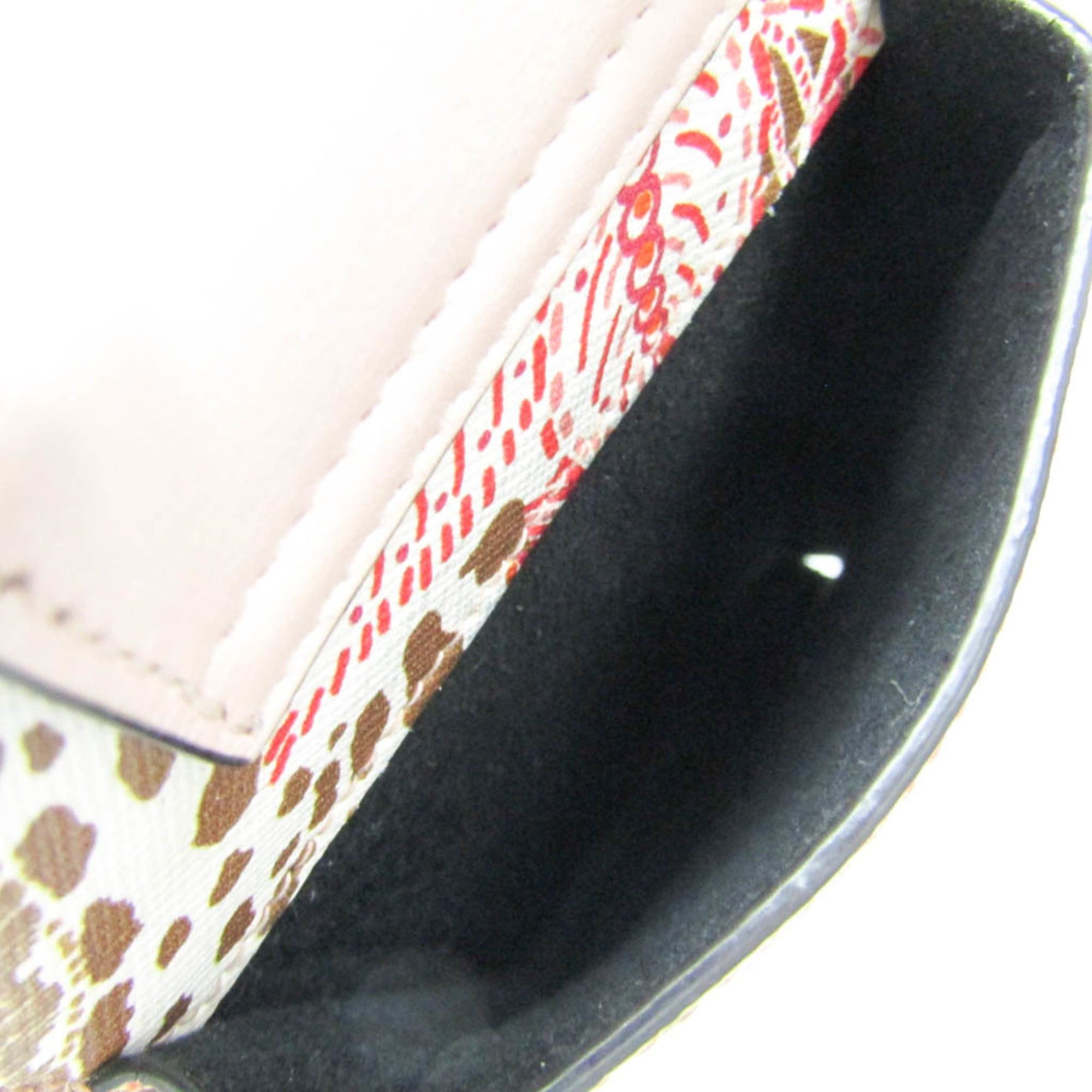 Salvatore Ferragamo Salvatore Ferragamo Vara Phone Pouch JP-22 0381 Women's Leather Shoulder Bag Off-white,Pink,Red Color Size ONE SIZE - 4 Thumbnail