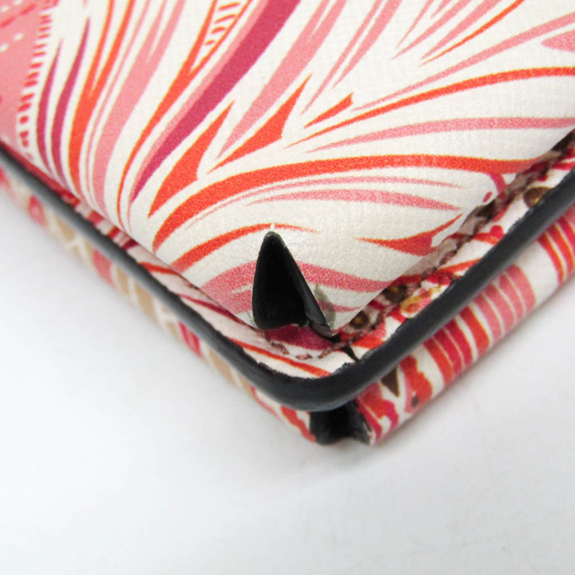 Salvatore Ferragamo Salvatore Ferragamo Vara Phone Pouch JP-22 0381 Women's Leather Shoulder Bag Off-white,Pink,Red Color Size ONE SIZE - 13 Thumbnail