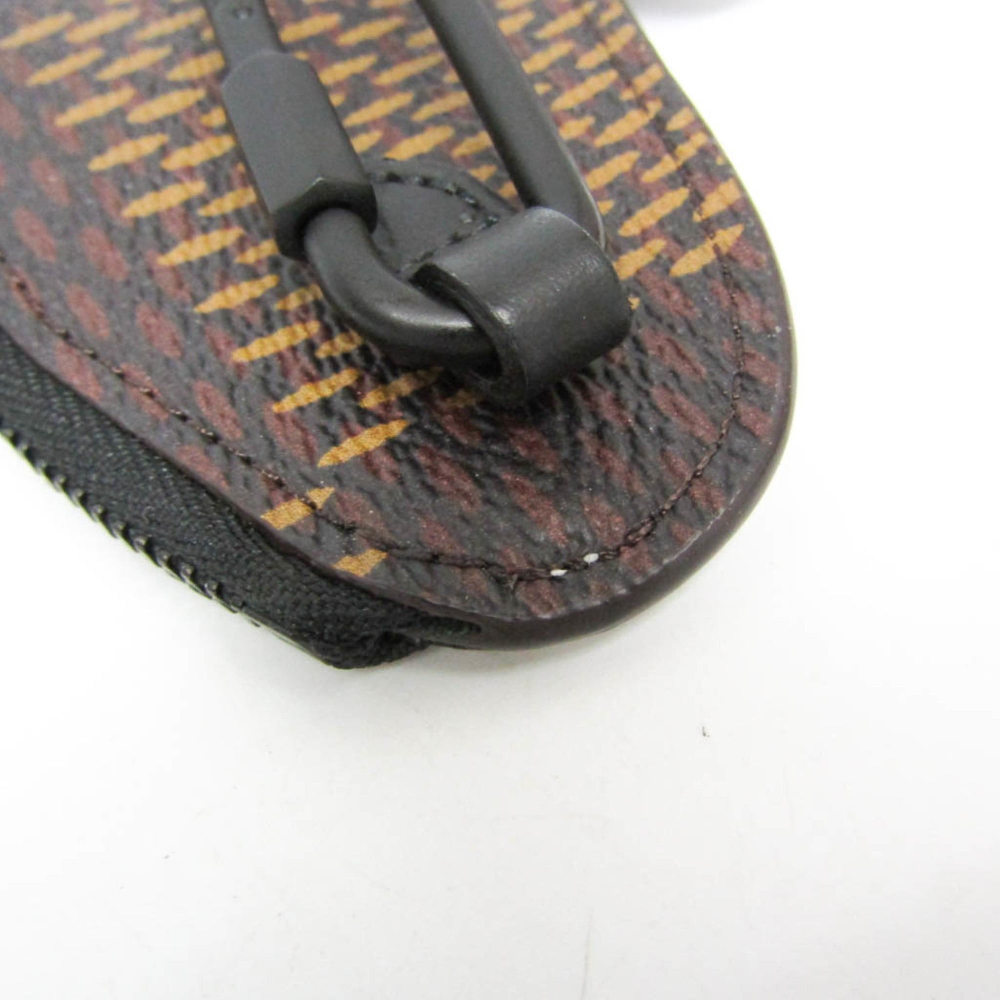 Louis Vuitton Louis Vuitton Damier Giant Bear Coin Card Folder NIGO Collaboration N60387 Women,Men Damier Canvas,Leather Coin Purse/coin Case Damier Canvas,Dark Brown,Yellow Size ONE SIZE - 5 Thumbnail