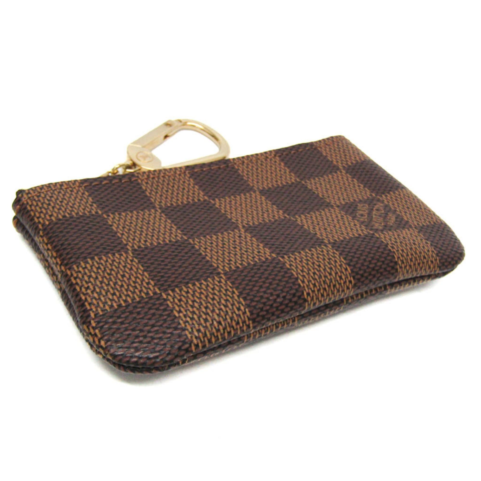 Louis Vuitton Louis Vuitton Damier Key Pouch N62658 Men,Women Damier Canvas Coin Purse/coin Case Brown,Ebene Size ONE SIZE - 5 Thumbnail