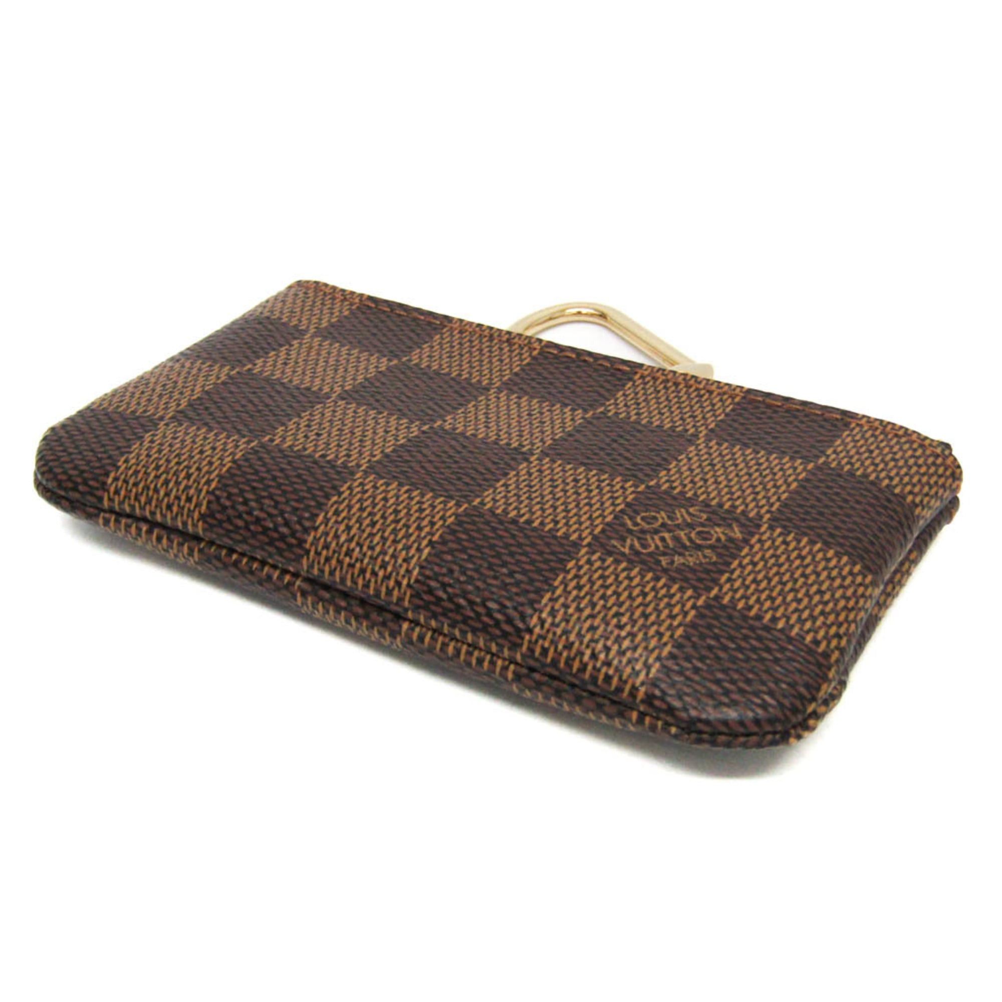 Louis Vuitton Louis Vuitton Damier Key Pouch N62658 Men,Women Damier Canvas Coin Purse/coin Case Brown,Ebene Size ONE SIZE - 3 Thumbnail
