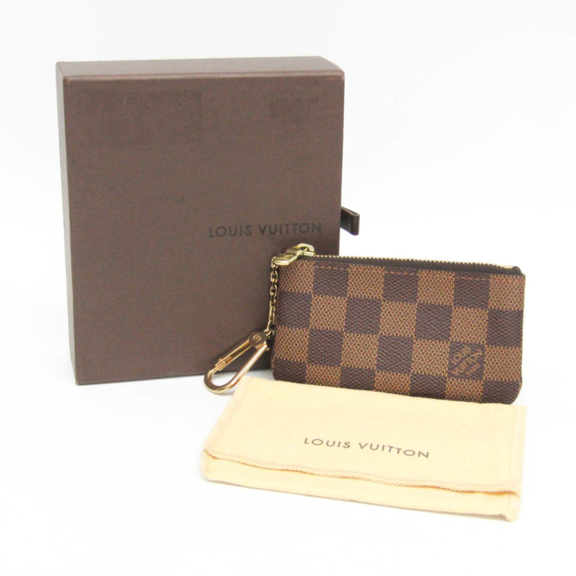 Louis Vuitton Louis Vuitton Damier Key Pouch N62658 Men,Women Damier Canvas Coin Purse/coin Case Brown,Ebene Size ONE SIZE - 2 Thumbnail