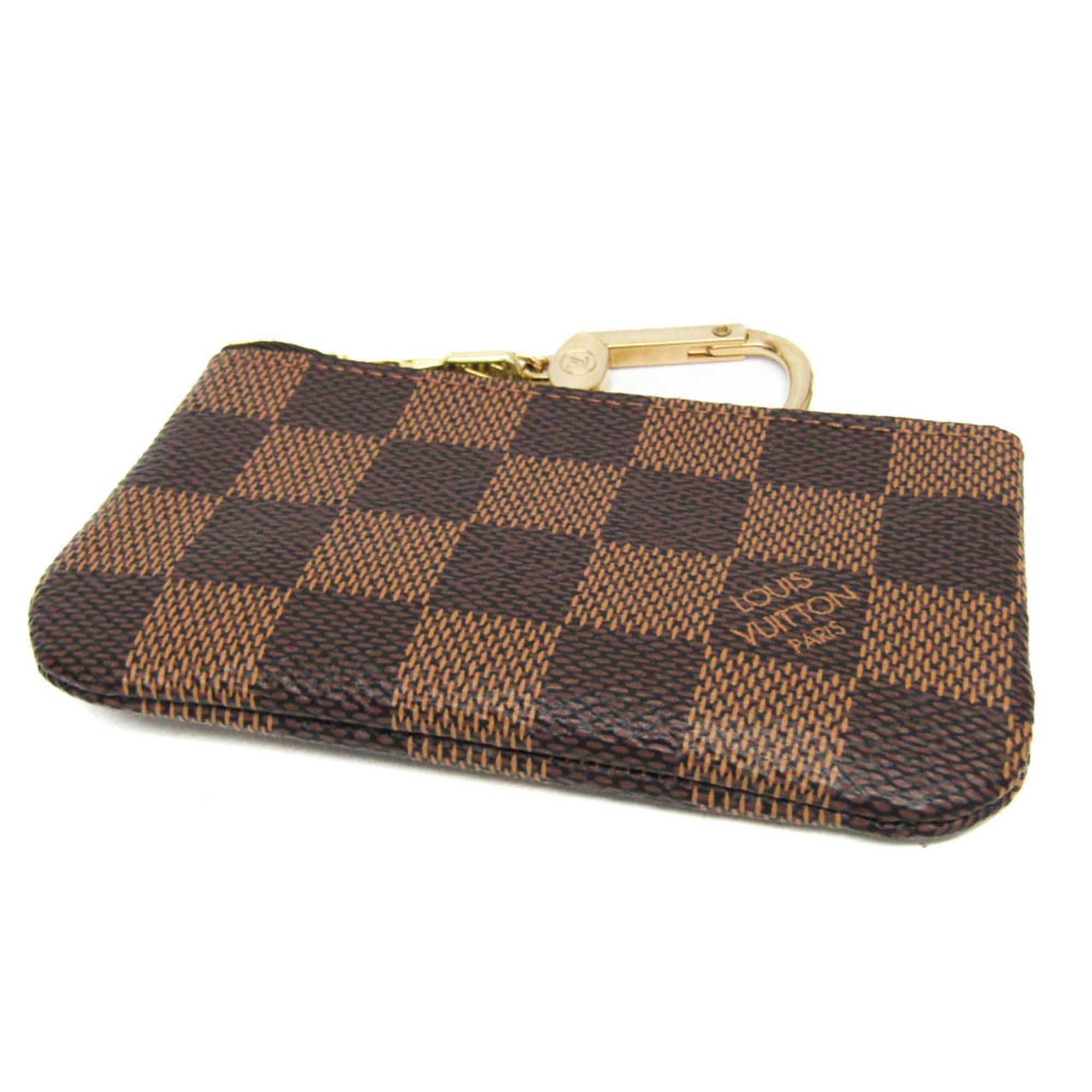 Louis Vuitton Louis Vuitton Damier Key Pouch N62658 Men,Women Damier Canvas Coin Purse/coin Case Brown,Ebene Size ONE SIZE - 4 Thumbnail