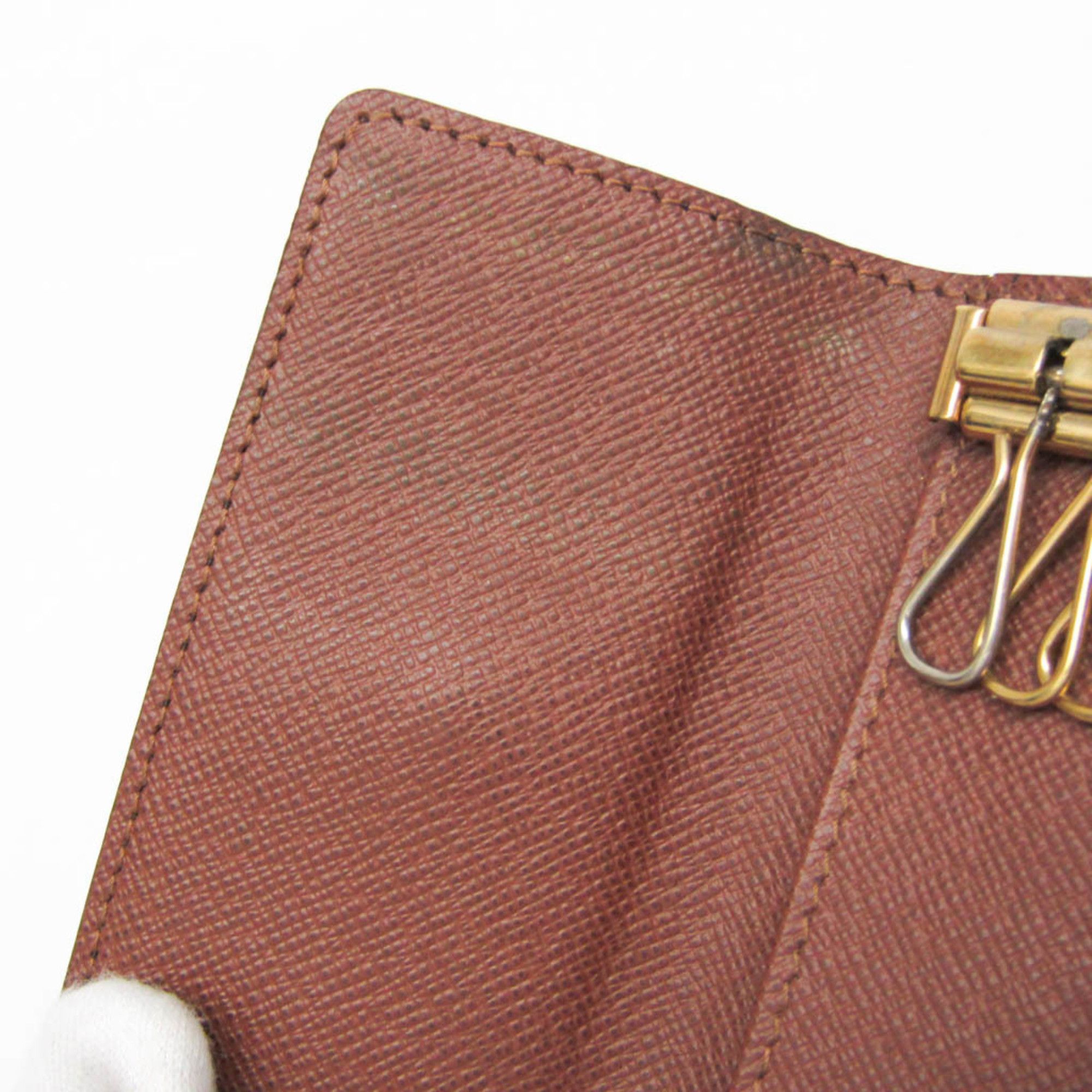 Louis Vuitton Louis Vuitton Monogram Key Holder 6 M62630 Men,Women Monogram Key Case Brown Size ONE SIZE - 9 Thumbnail