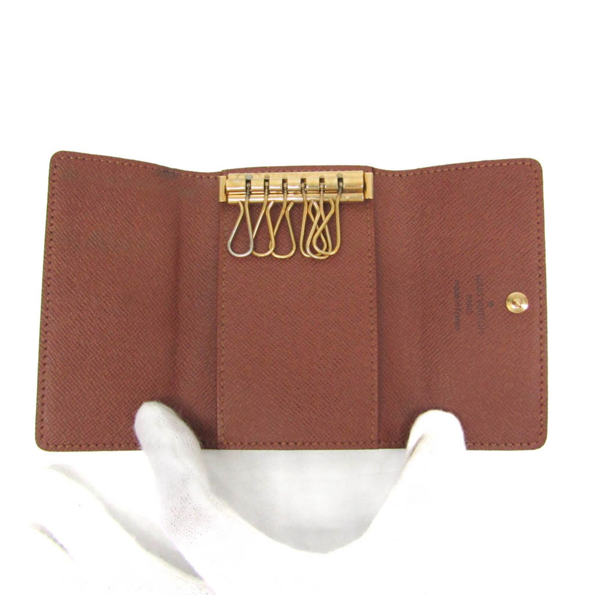 Louis Vuitton Louis Vuitton Monogram Key Holder 6 M62630 Men,Women Monogram Key Case Brown Size ONE SIZE - 3 Thumbnail
