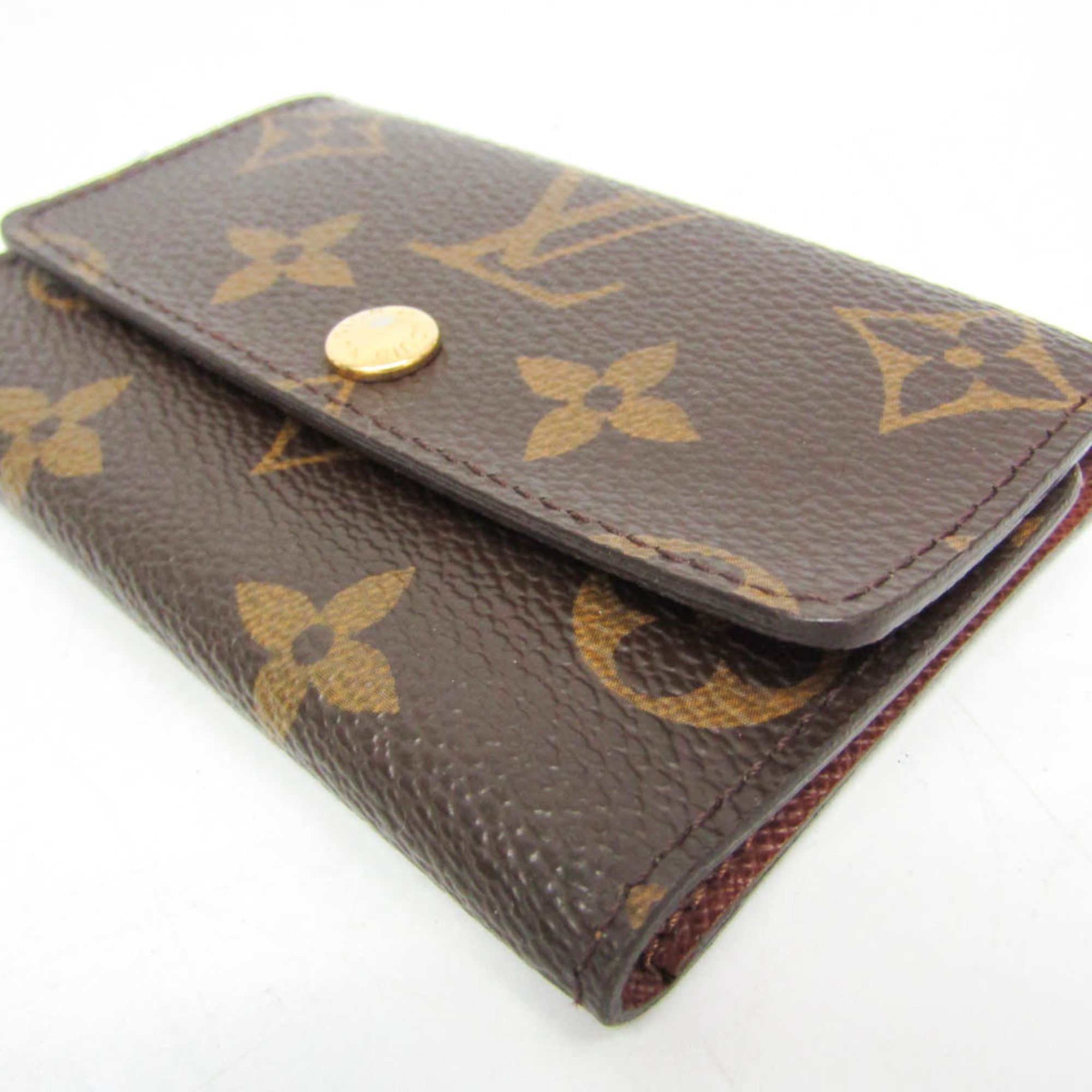 Louis Vuitton Louis Vuitton Monogram Key Holder 6 M62630 Men,Women Monogram Key Case Brown Size ONE SIZE - 5 Thumbnail