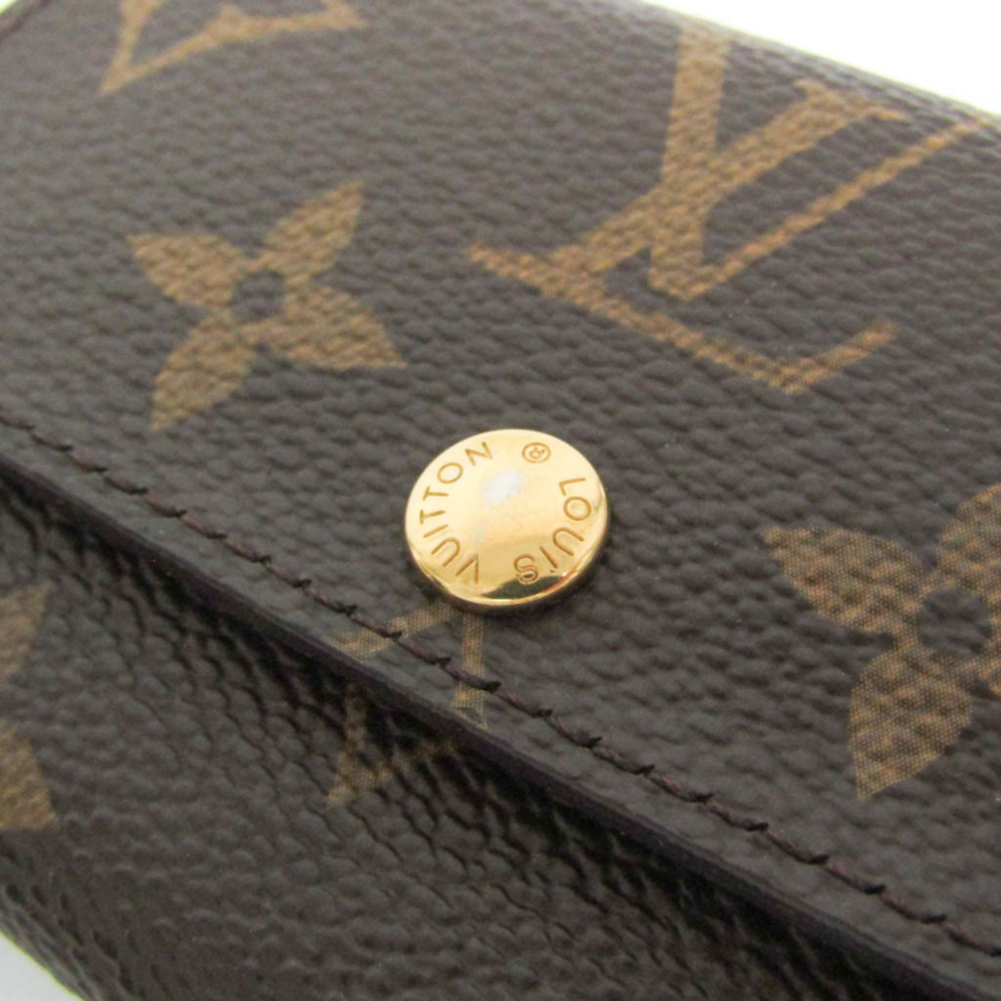 Louis Vuitton Louis Vuitton Monogram Key Holder 6 M62630 Men,Women Monogram Key Case Brown Size ONE SIZE - 8 Thumbnail