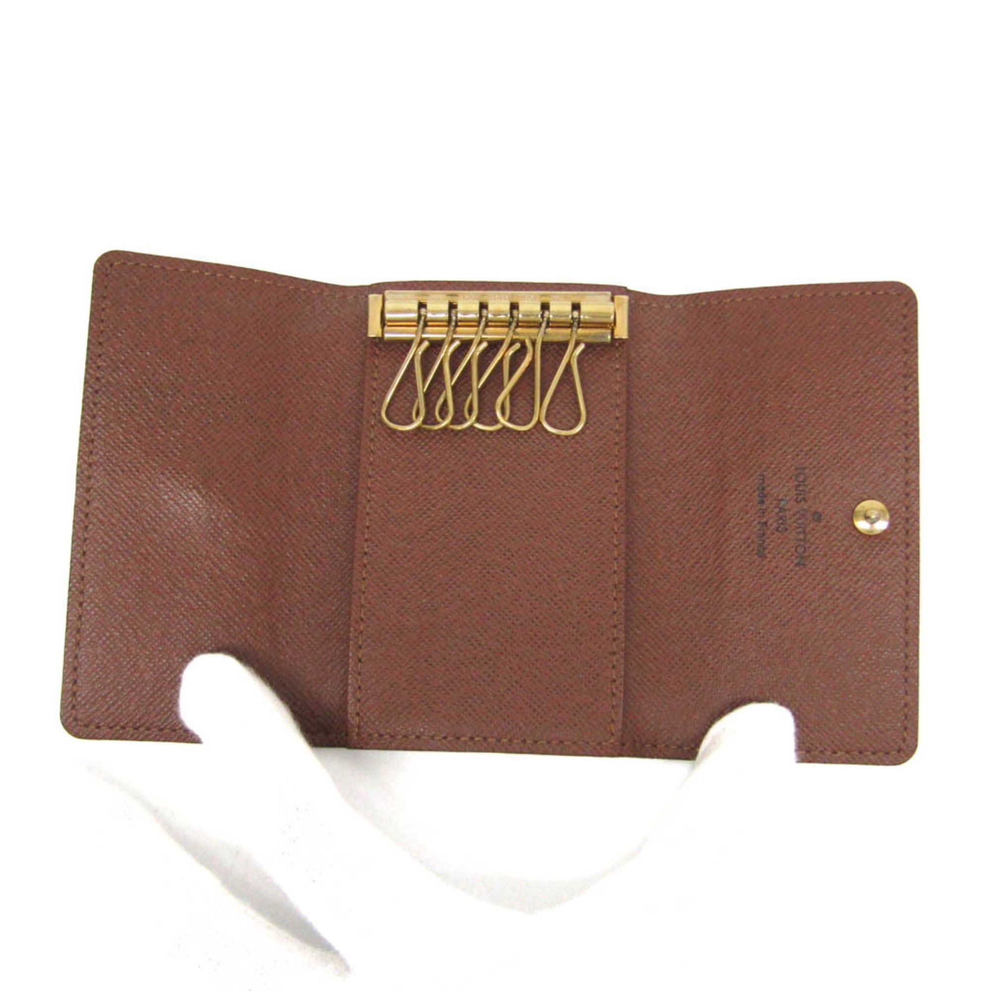 Louis Vuitton Louis Vuitton Monogram Key Holder 6 M62630 Men,Women Monogram Key Case Brown Size ONE SIZE - 3 Thumbnail