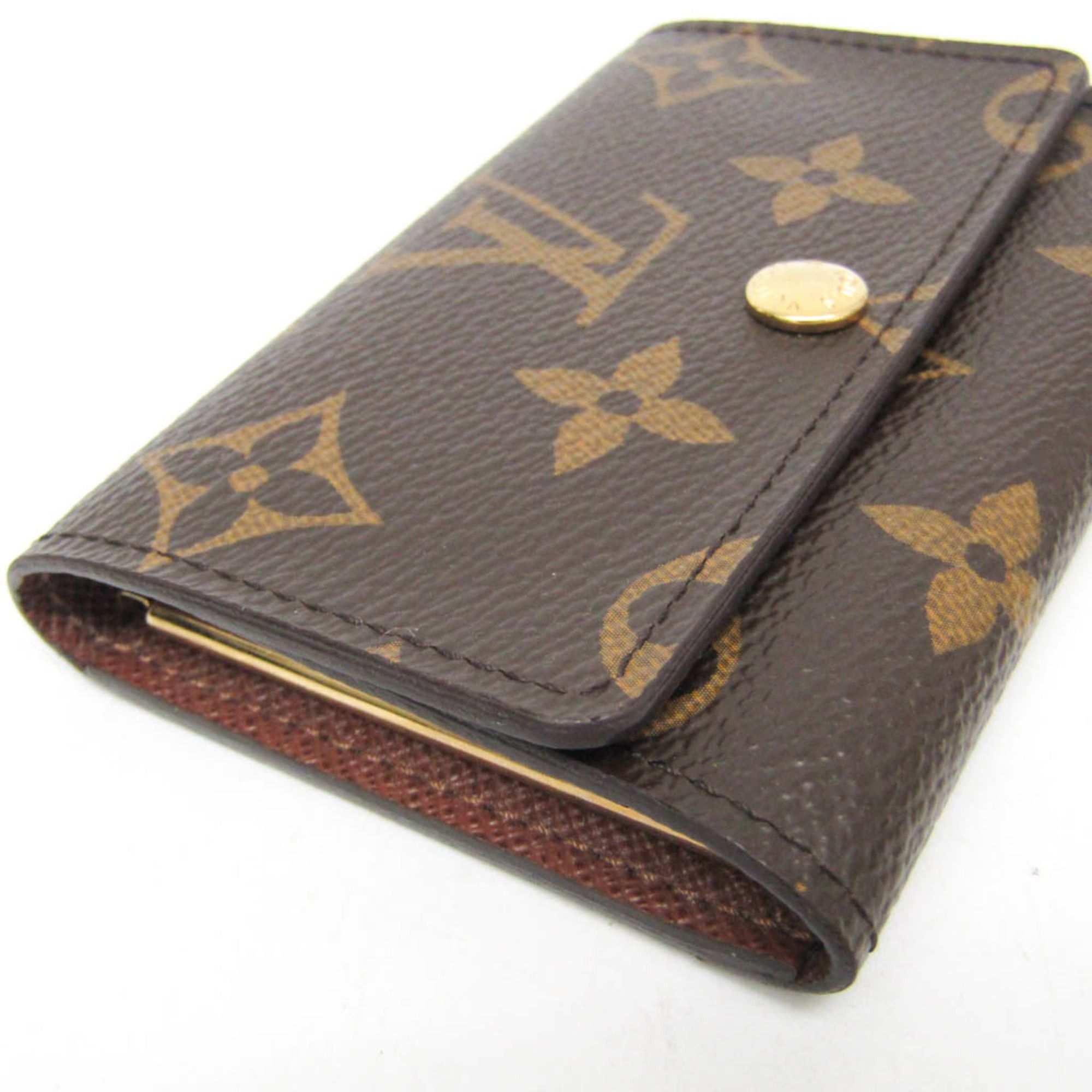 Louis Vuitton Louis Vuitton Monogram Key Holder 6 M62630 Men,Women Monogram Key Case Brown Size ONE SIZE - 5 Thumbnail