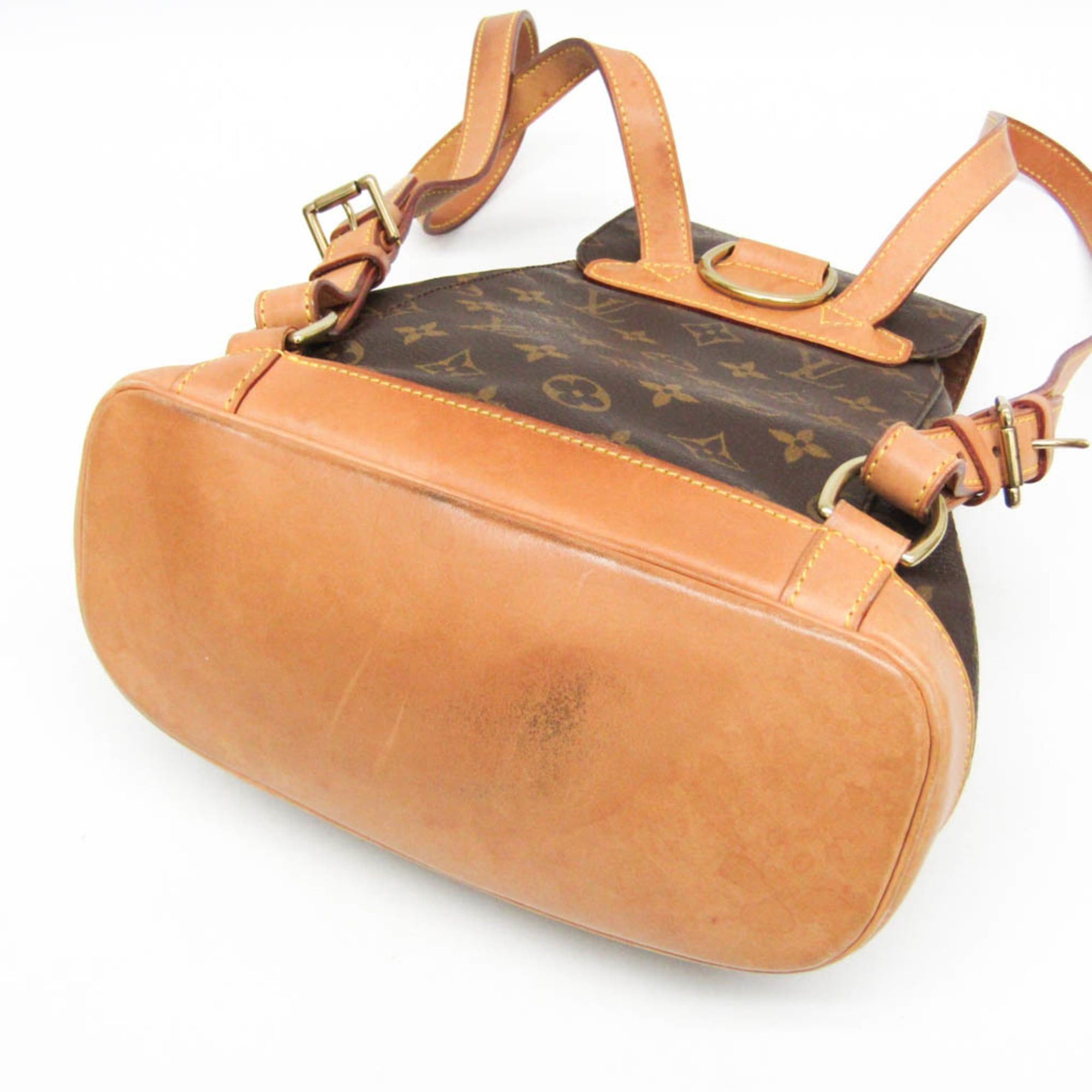 Louis Vuitton Louis Vuitton Monogram Montsouris MM M51136 Women's Backpack Brown Size ONE SIZE - 4 Thumbnail