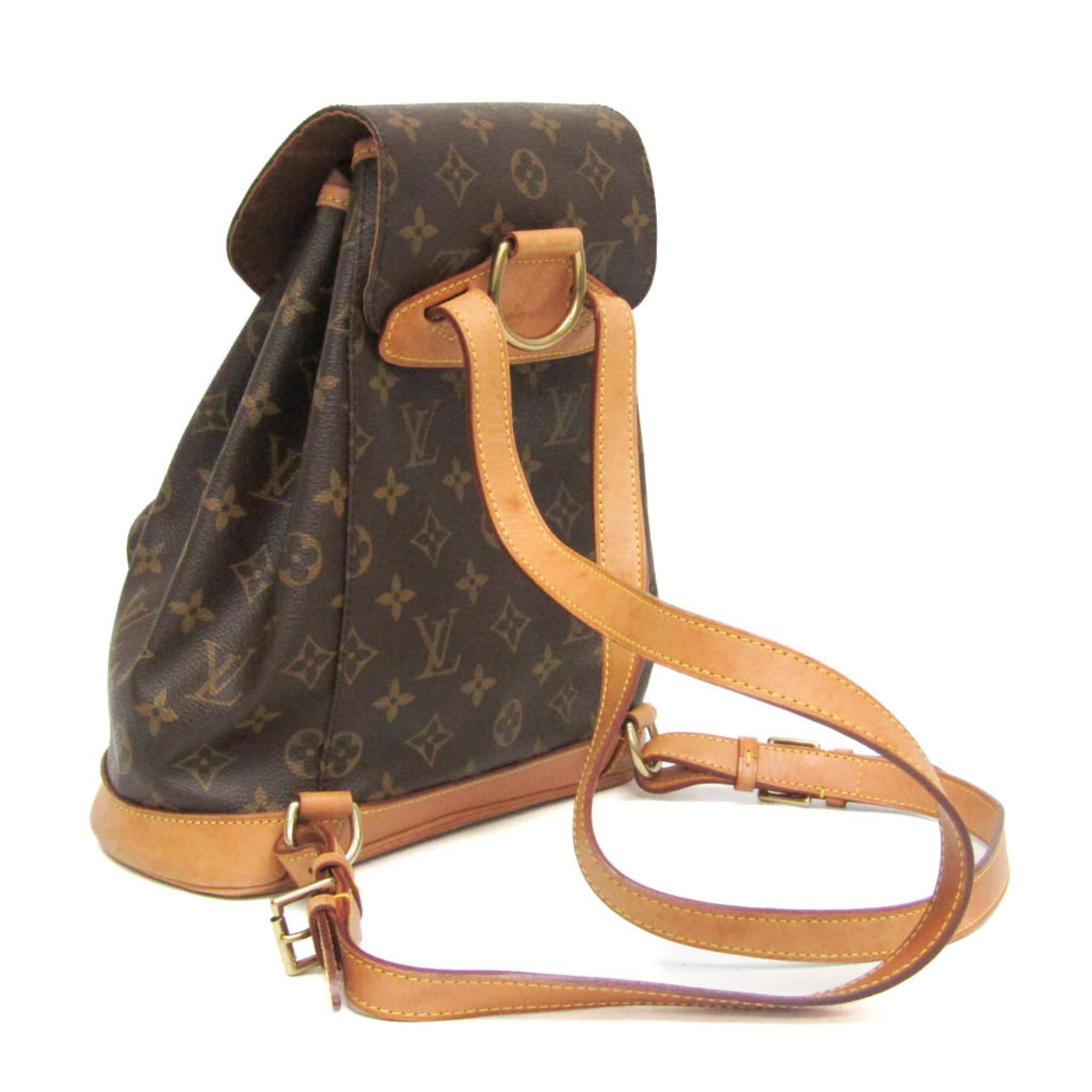 Louis Vuitton Louis Vuitton Monogram Montsouris MM M51136 Women's Backpack Brown Size ONE SIZE - 2 Thumbnail