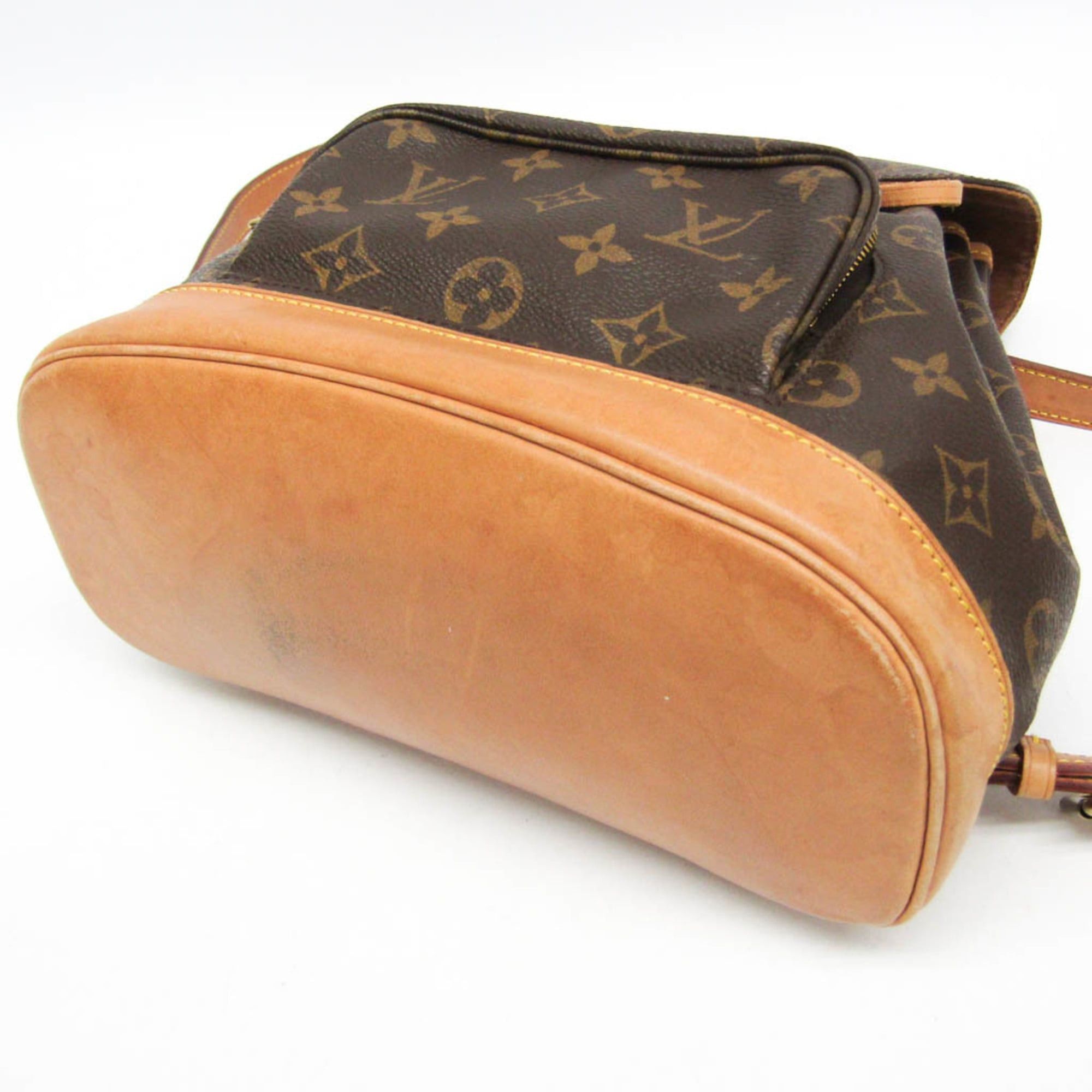 Louis Vuitton Louis Vuitton Monogram Montsouris MM M51136 Women's Backpack Brown Size ONE SIZE - 5 Thumbnail