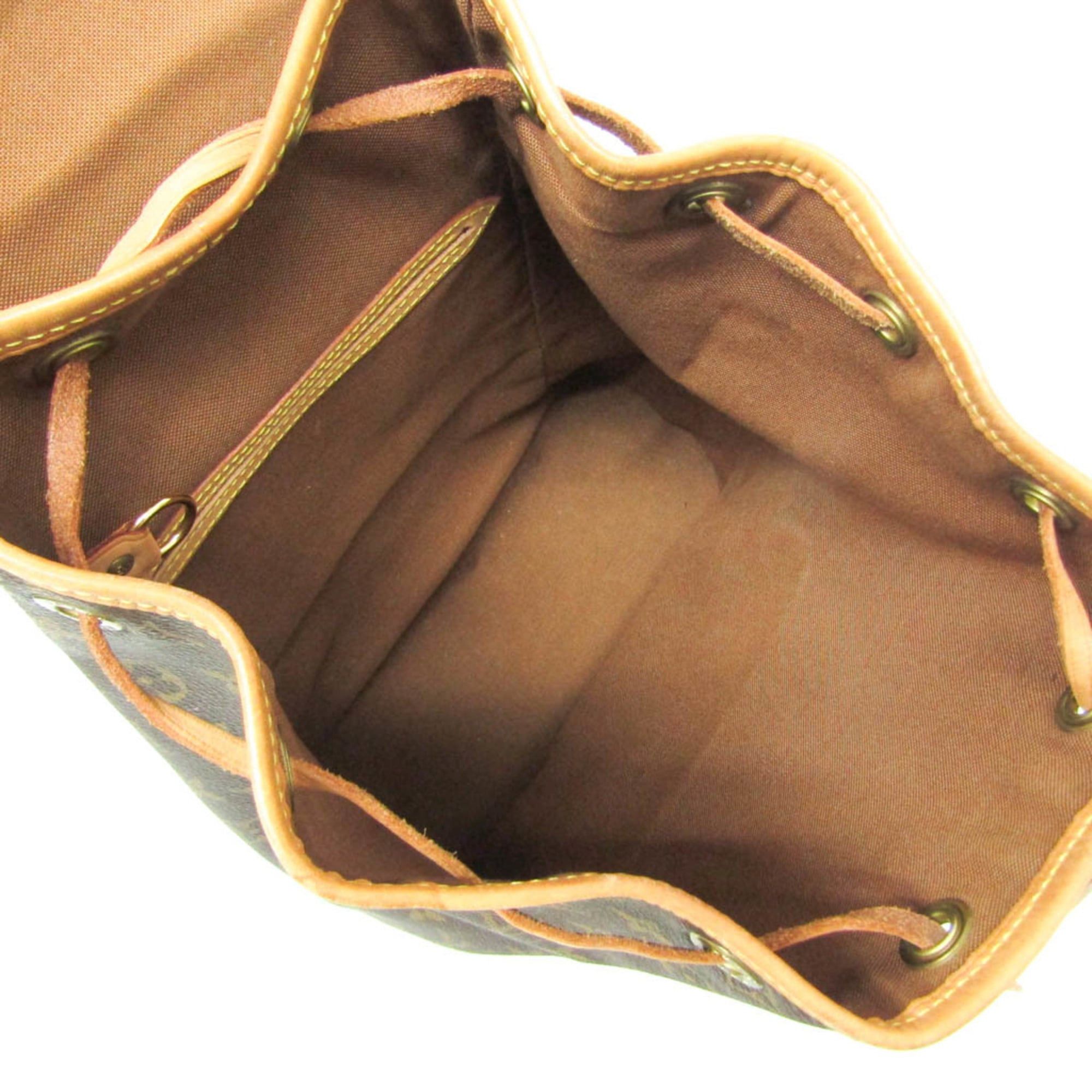 Louis Vuitton Louis Vuitton Monogram Montsouris MM M51136 Women's Backpack Brown Size ONE SIZE - 3 Thumbnail