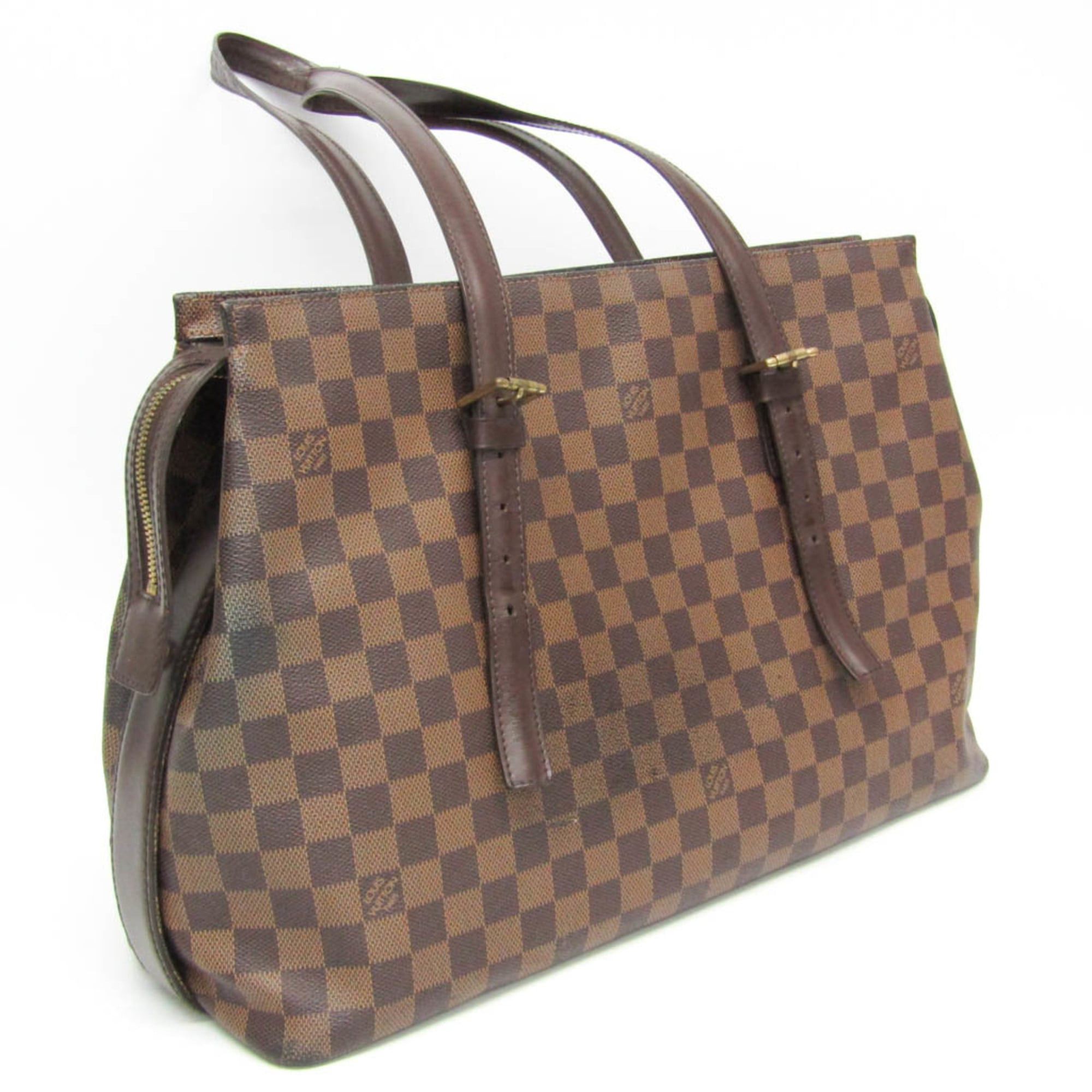 Louis Vuitton Louis Vuitton Damier Chelsea N51119 Women's Shoulder Bag Brown,Ebene Size ONE SIZE - 8 Thumbnail