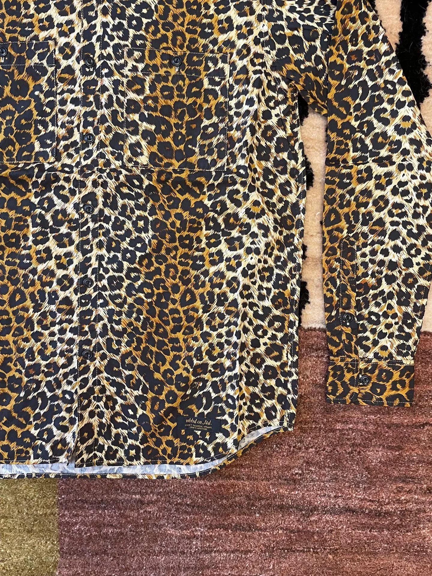 Neighborhood Neighborhood Leopard Print Shirt Size US L / EU 52-54 / 3 - 4 Thumbnail